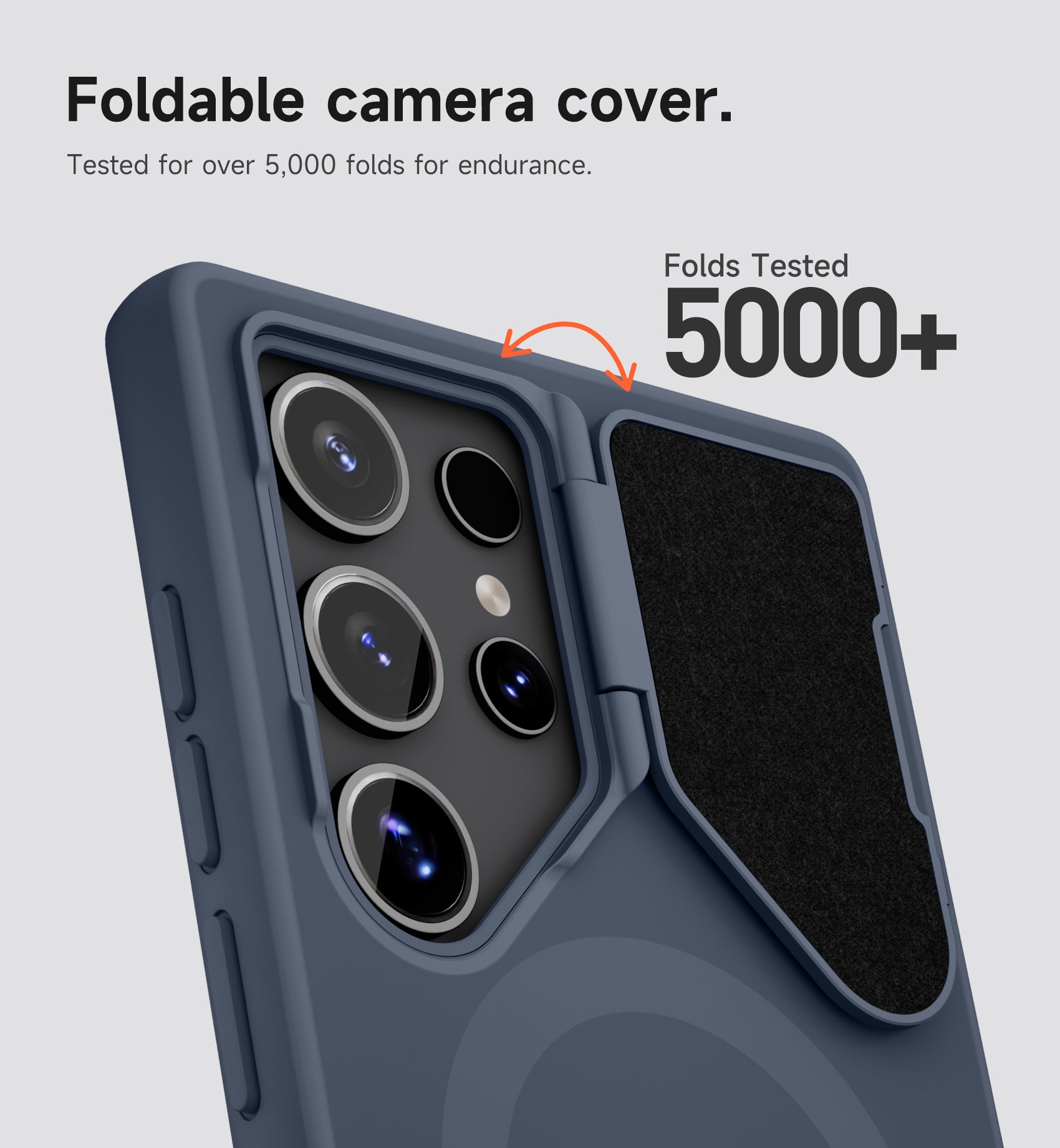 Suritch Case for Samsung Galaxy S24 Ultra 2024 Magnetic Protective Cover with Camera Cover Adjustable Metal Kickstand