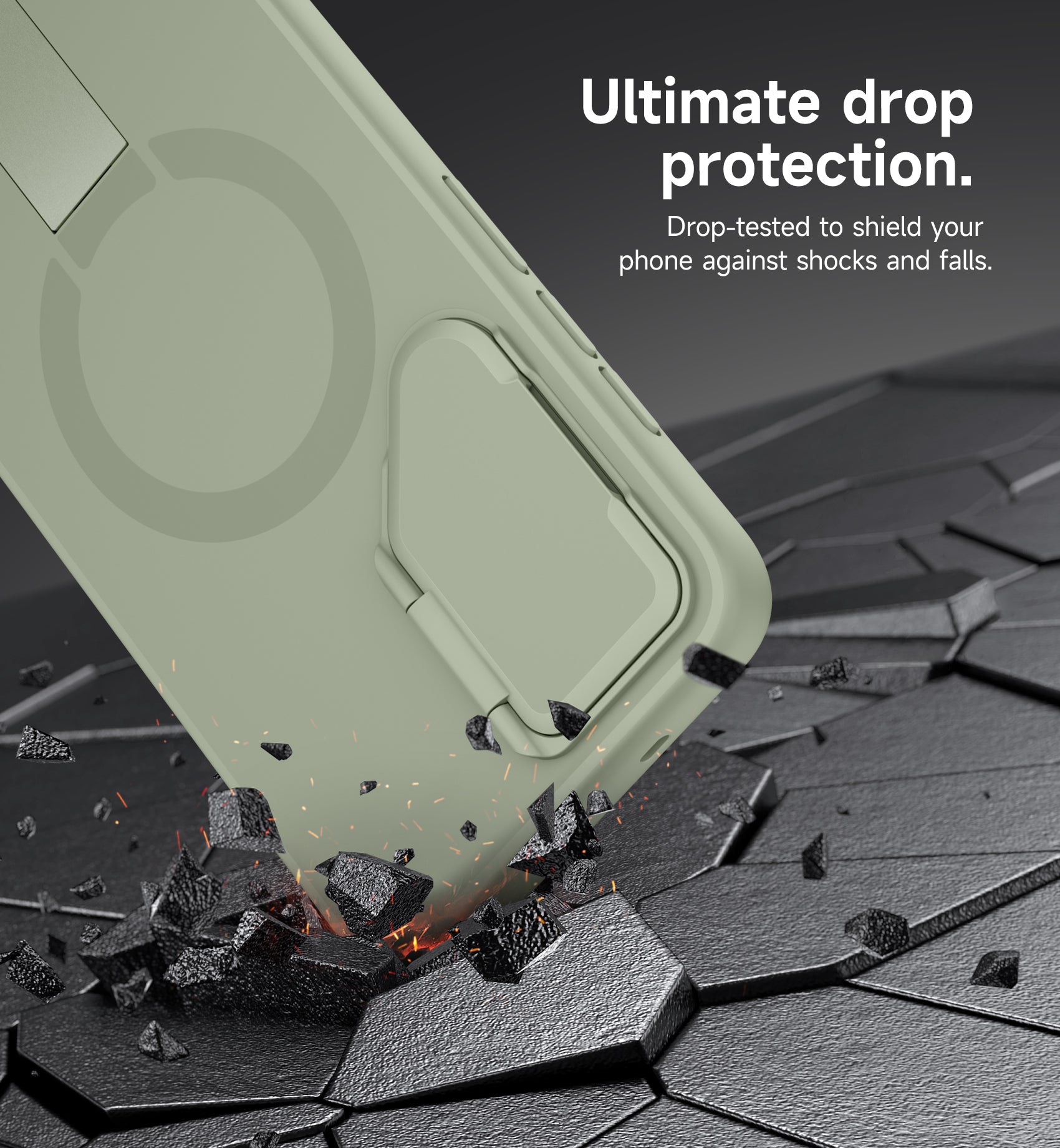 Suritch Case for Samsung Galaxy S25 FE 2025 Phone Case Magnetic Protective Cover with Camera Cover Adjustable Metal Kickstand