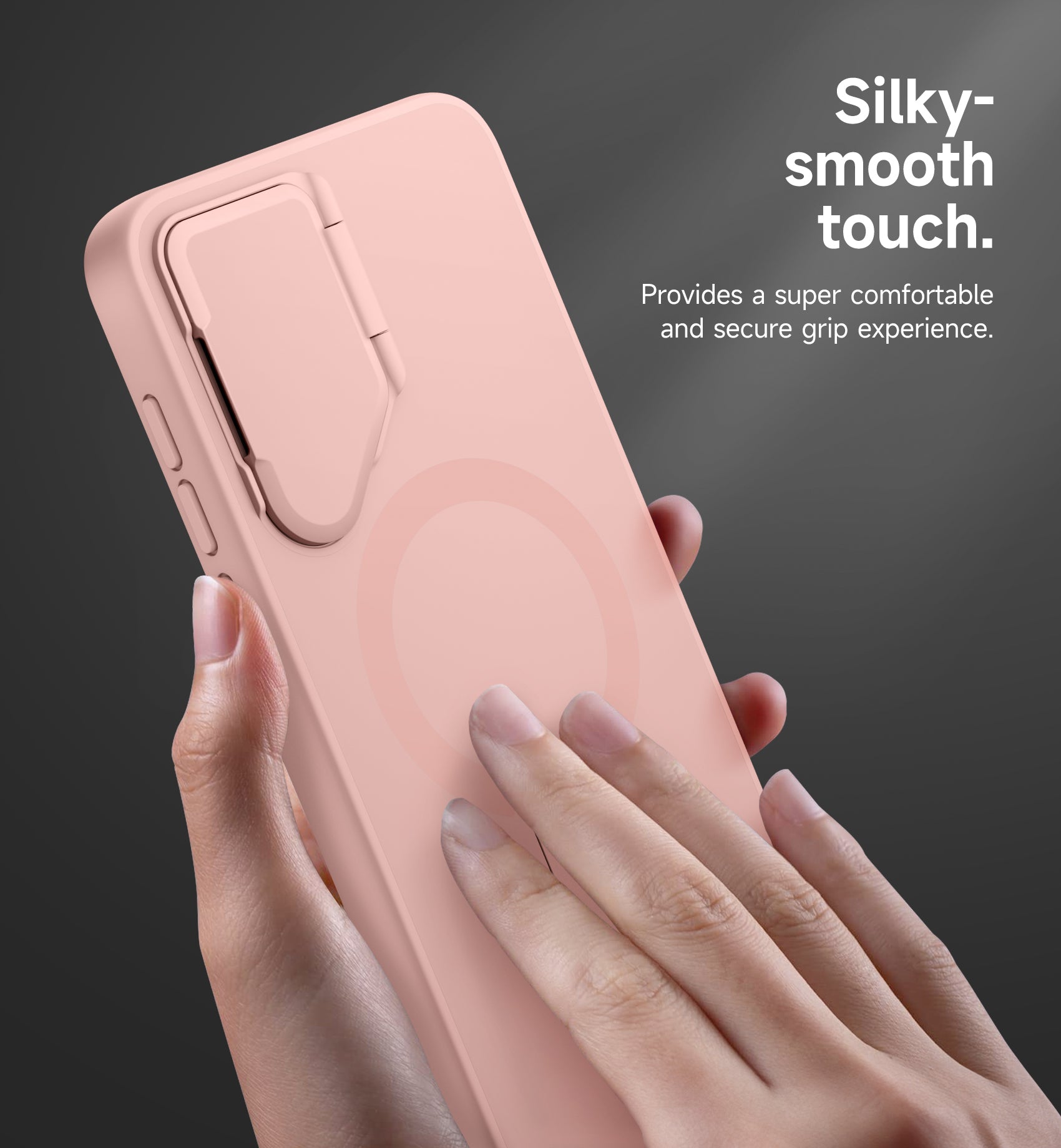 Suritch Case for Samsung Galaxy S25 FE 2025 Phone Case Magnetic Protective Cover with Camera Cover Adjustable Metal Kickstand