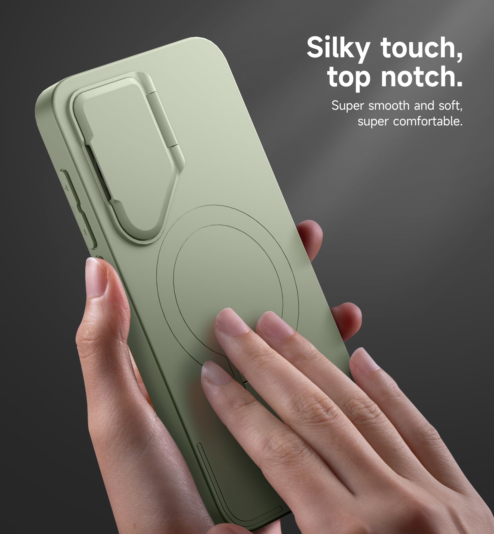 Suritch Case for Samsung Galaxy S25 2025 Magnetic Shockproof Bumper Slim Protective Cover with Camera Cover Adjustable Metal Kickstand