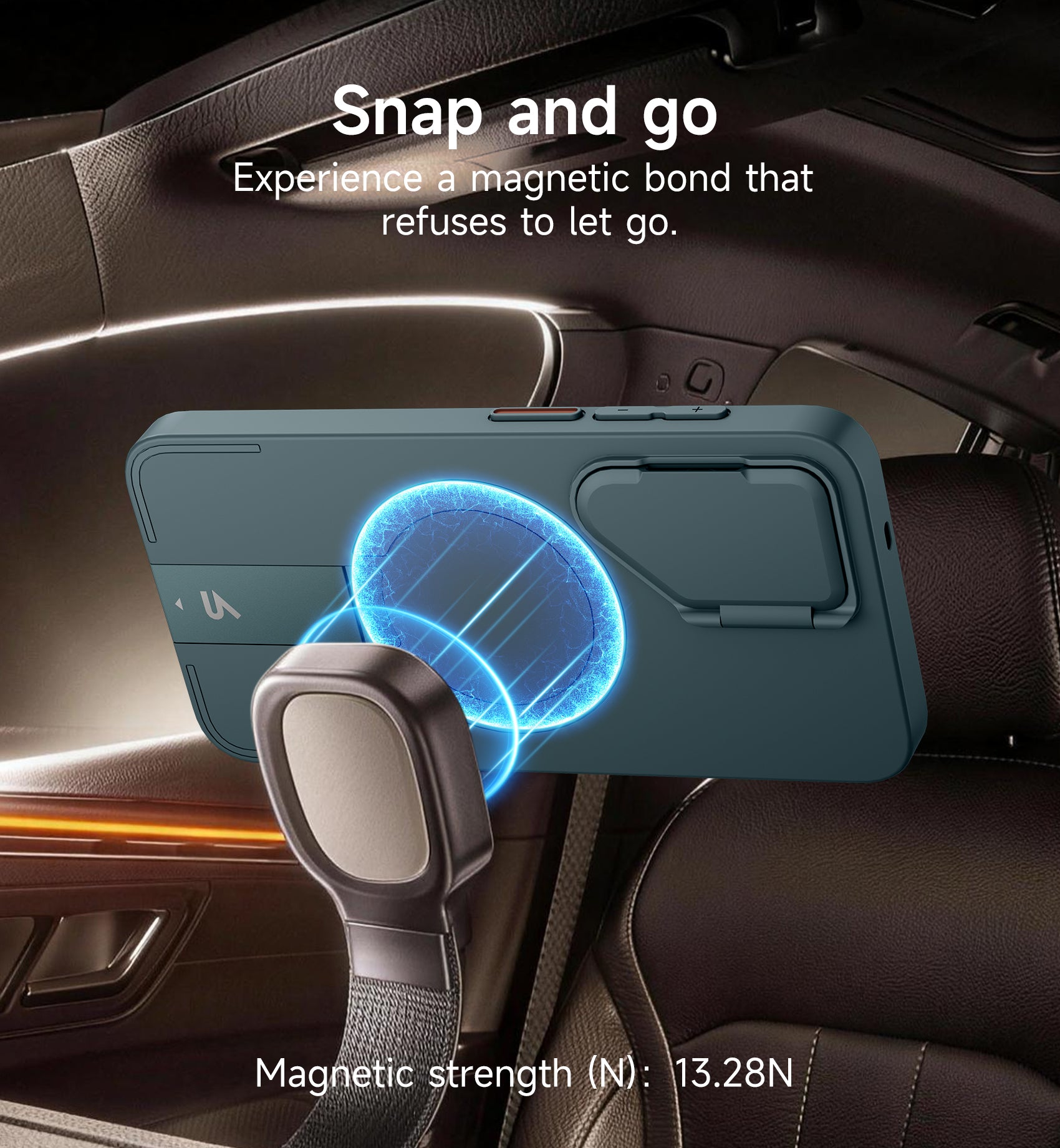 Suritch Case for Samsung Galaxy S25 Plus 2025 Magnetic Shockproof Protective Cover with Camera Cover Adjustable Metal Kickstand