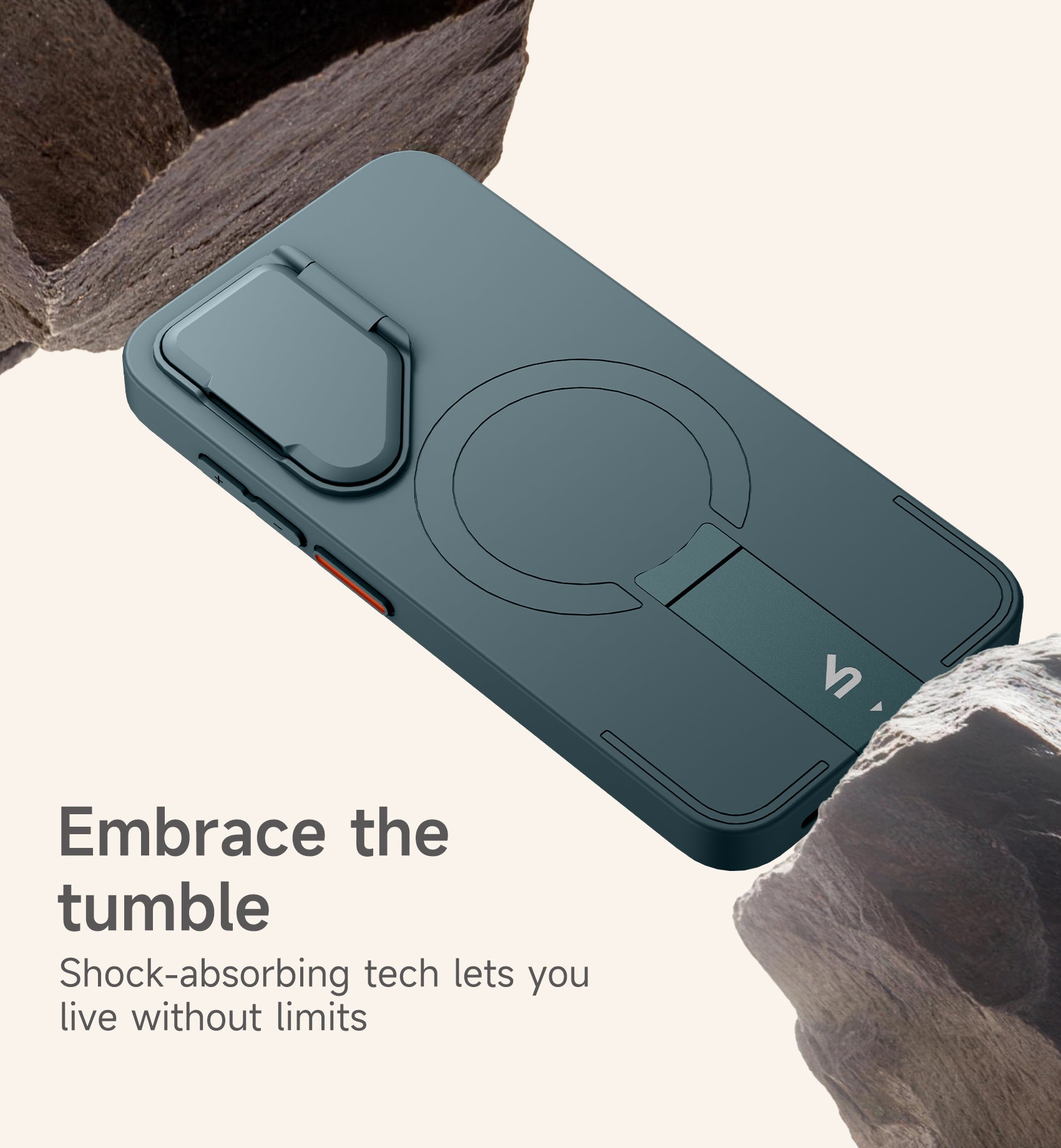 Suritch Case for Samsung Galaxy S25 Plus 2025 Magnetic Shockproof Protective Cover with Camera Cover Adjustable Metal Kickstand