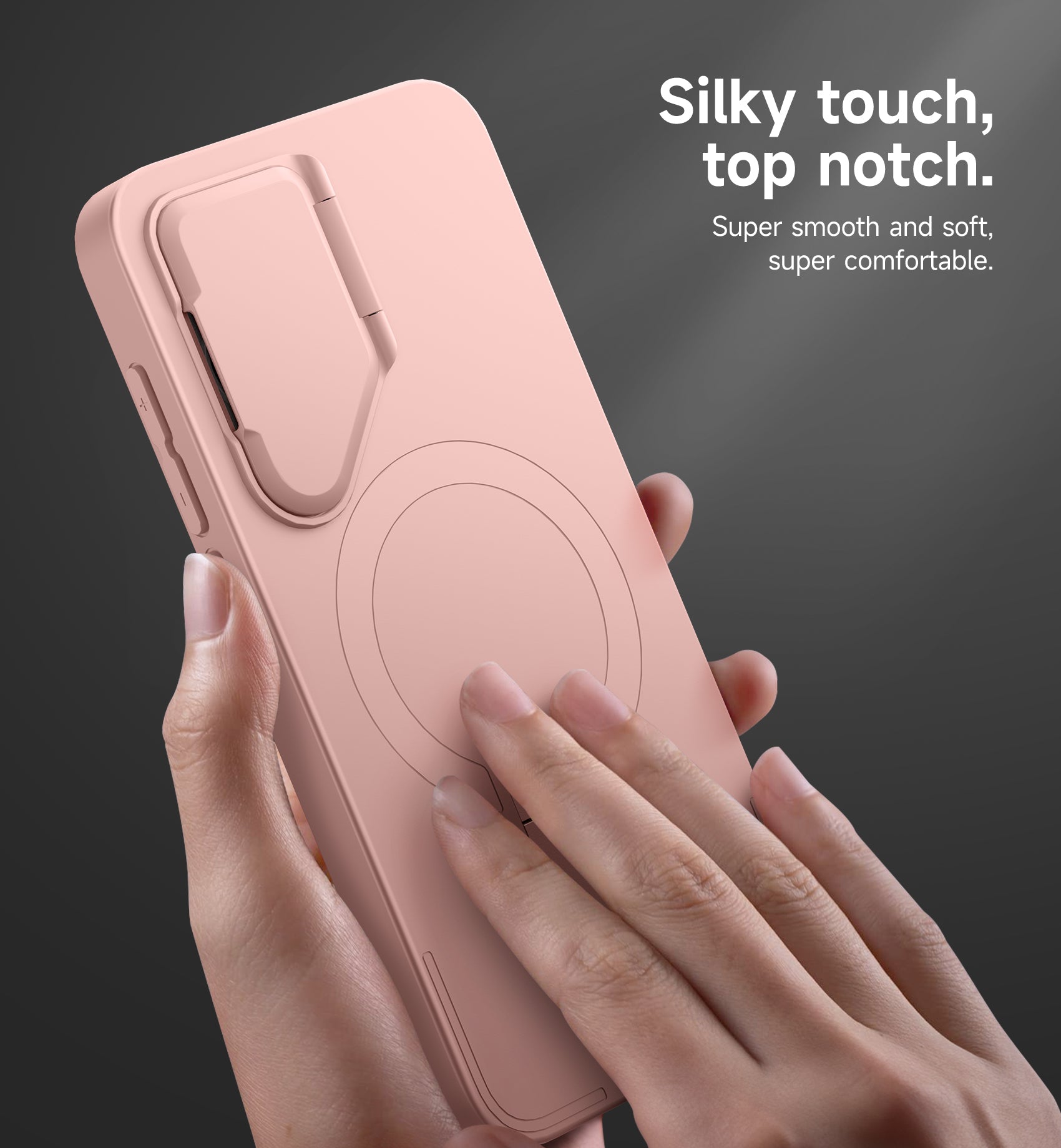 Suritch Case for Samsung Galaxy S25 Plus 2025 Magnetic Shockproof Protective Cover with Camera Cover Adjustable Metal Kickstand