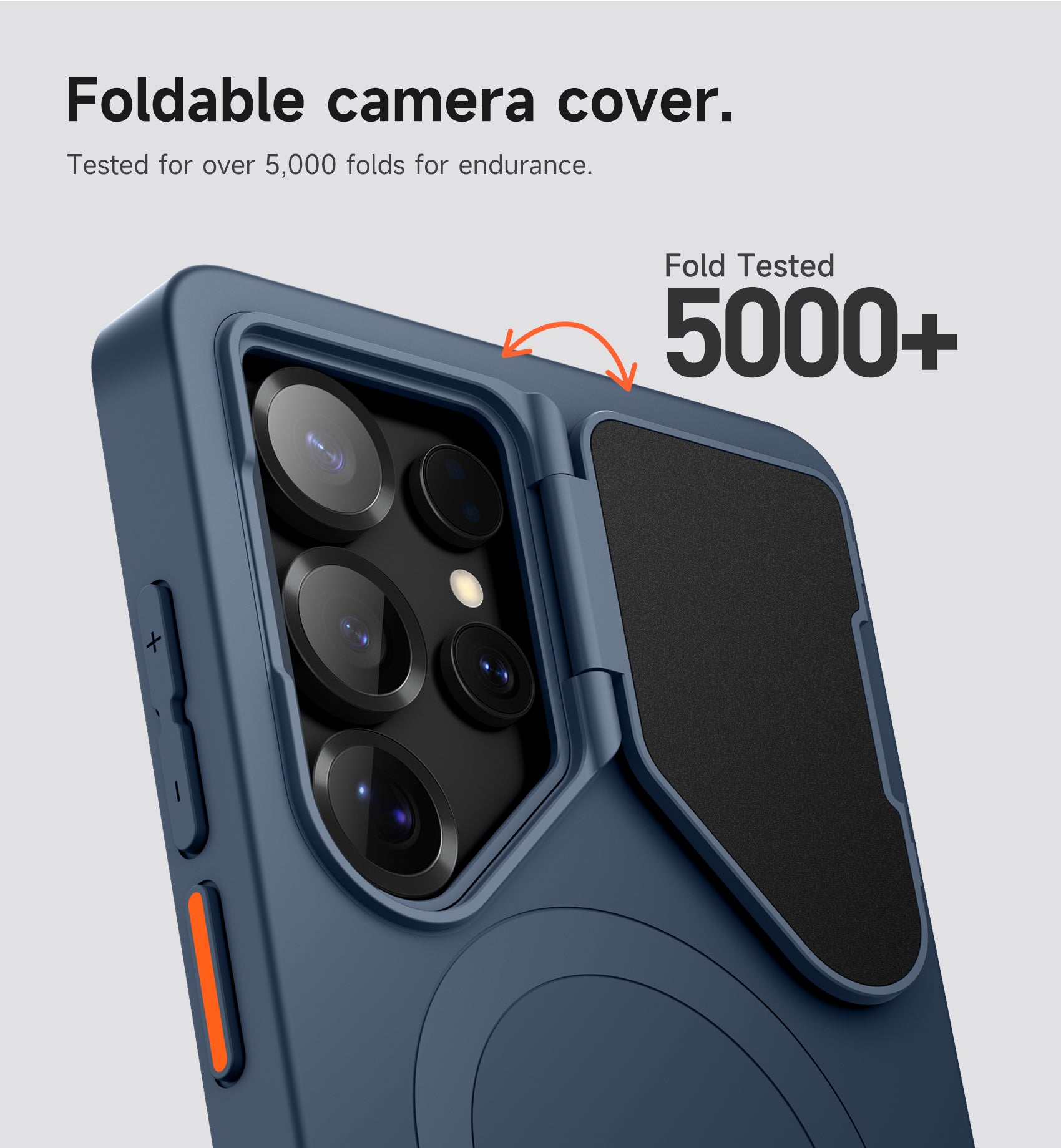 Suritch Case for Samsung Galaxy S25 Ultra Magnetic Protective Cover with Camera Cover Adjustable Metal Kickstand