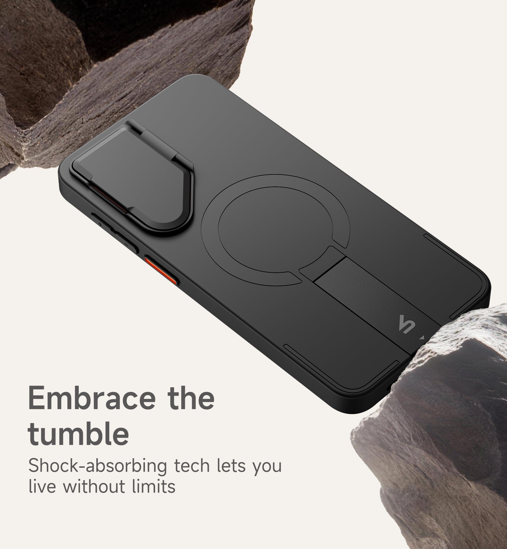 Suritch Case for Samsung Galaxy S26 Plus Magnetic Protective Cover with Camera Cover Adjustable Metal Kickstand