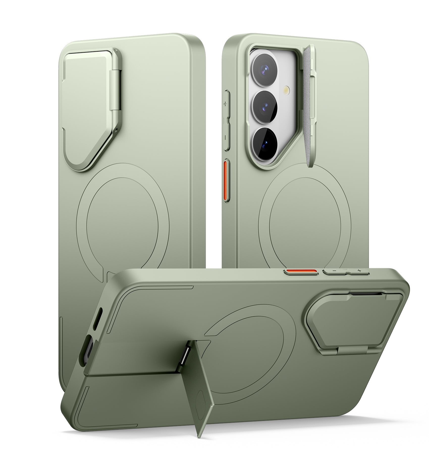Suritch Case for Samsung Galaxy S26 Plus Magnetic Protective Cover with Camera Cover Adjustable Metal Kickstand