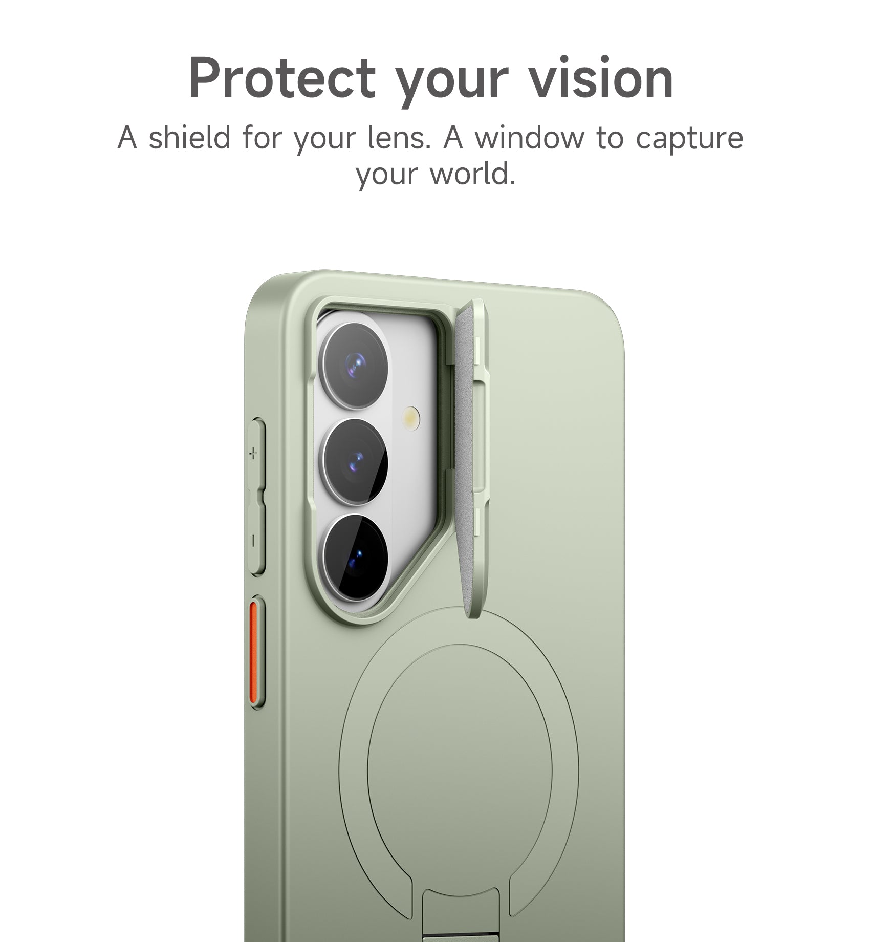 Suritch Case for Samsung Galaxy S26 Plus Magnetic Protective Cover with Camera Cover Adjustable Metal Kickstand