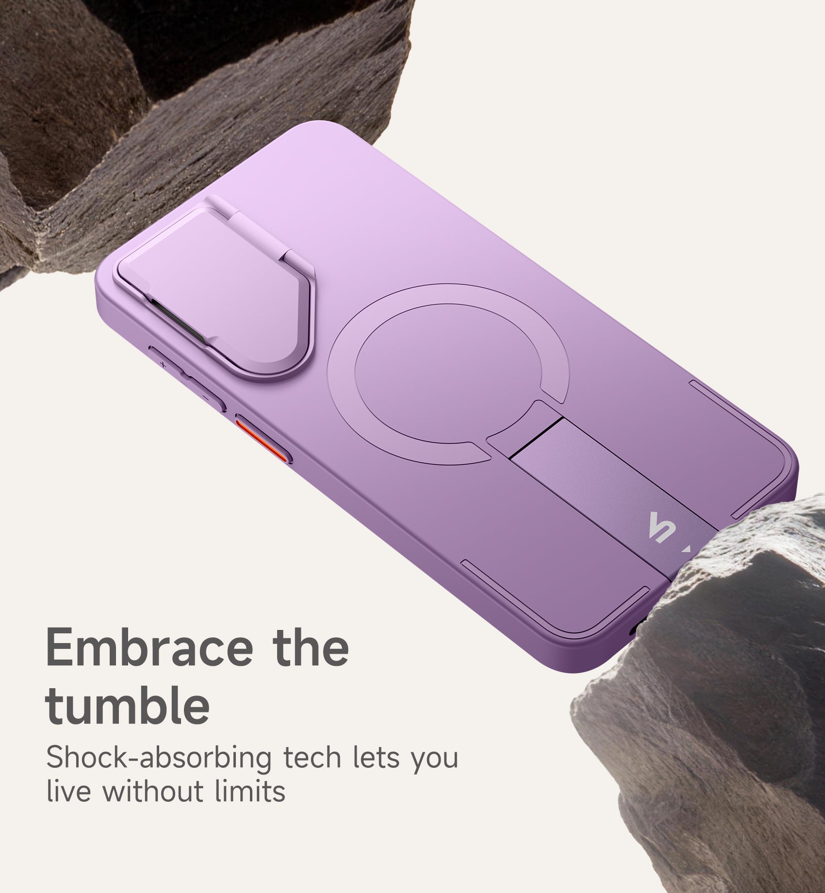 Suritch Case for Samsung Galaxy S26 Plus Magnetic Protective Cover with Camera Cover Adjustable Metal Kickstand
