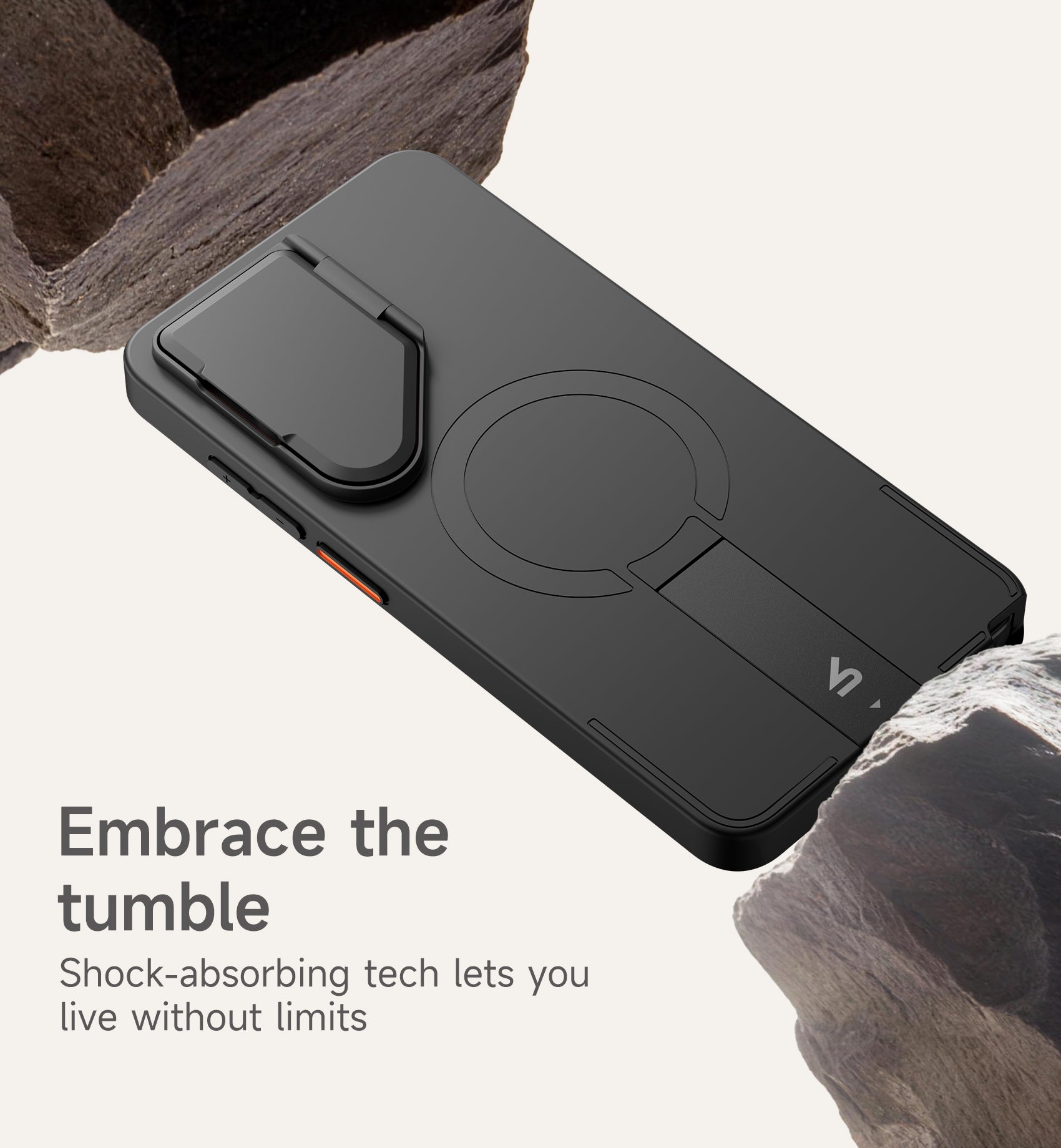 Suritch Case for Samsung Galaxy S26 Ultra Magnetic Protective Cover with Camera Cover Adjustable Metal Kickstand
