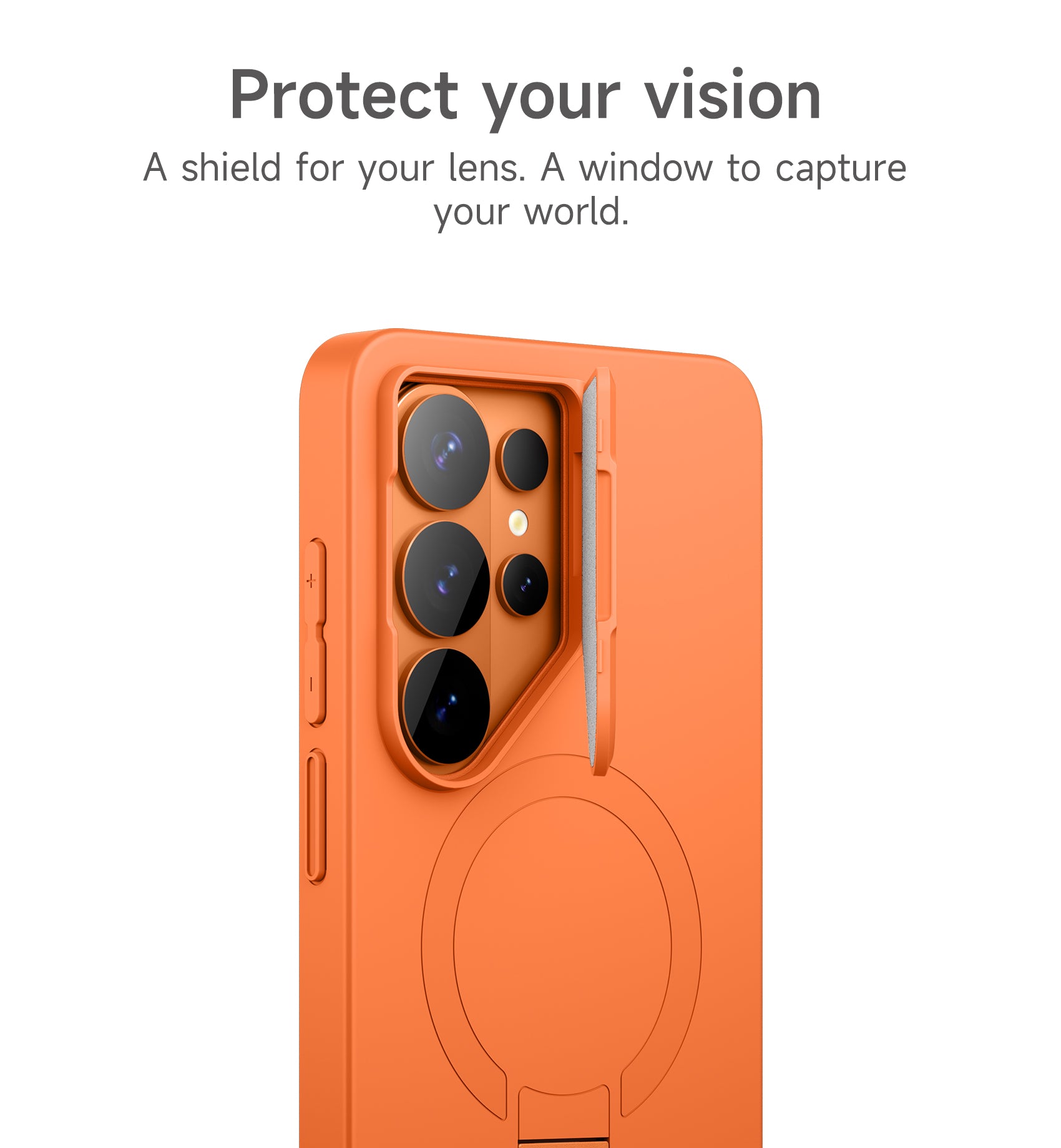 Suritch Case for Samsung Galaxy S26 Ultra Magnetic Protective Cover with Camera Cover Adjustable Metal Kickstand