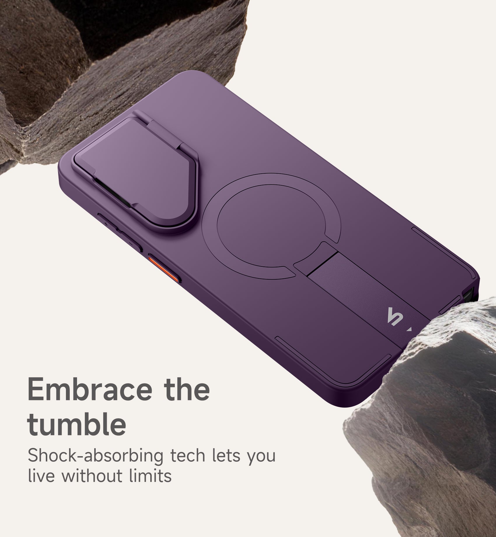 Suritch Case for Samsung Galaxy S26 Ultra Magnetic Protective Cover with Camera Cover Adjustable Metal Kickstand