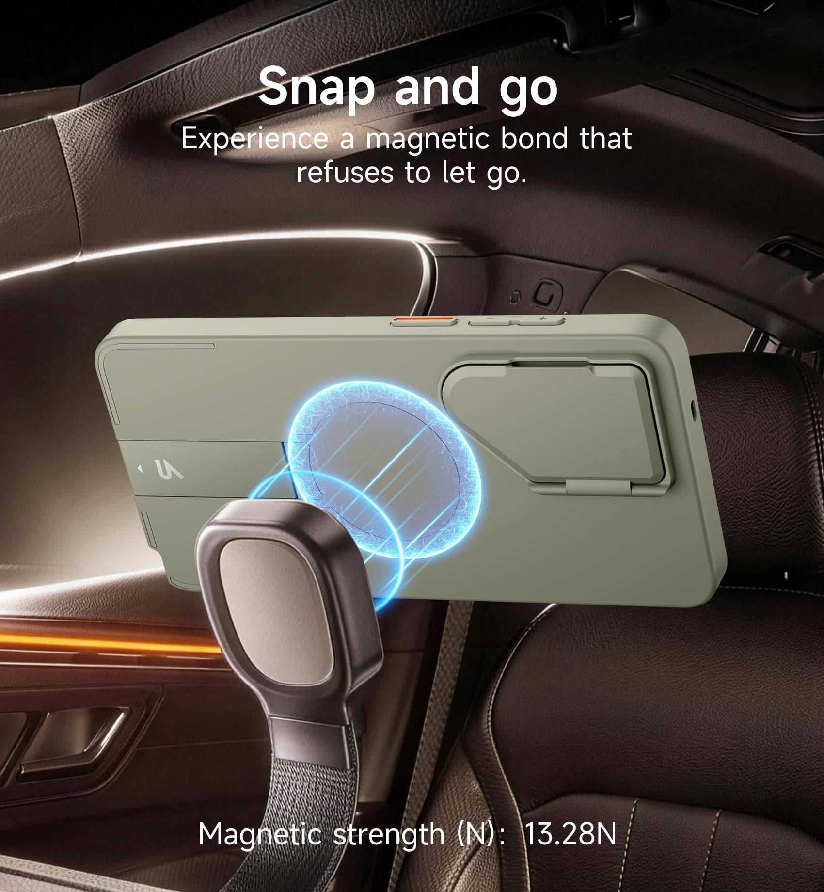 Suritch Case for Samsung Galaxy S26 Ultra Magnetic Protective Cover with Camera Cover Adjustable Metal Kickstand