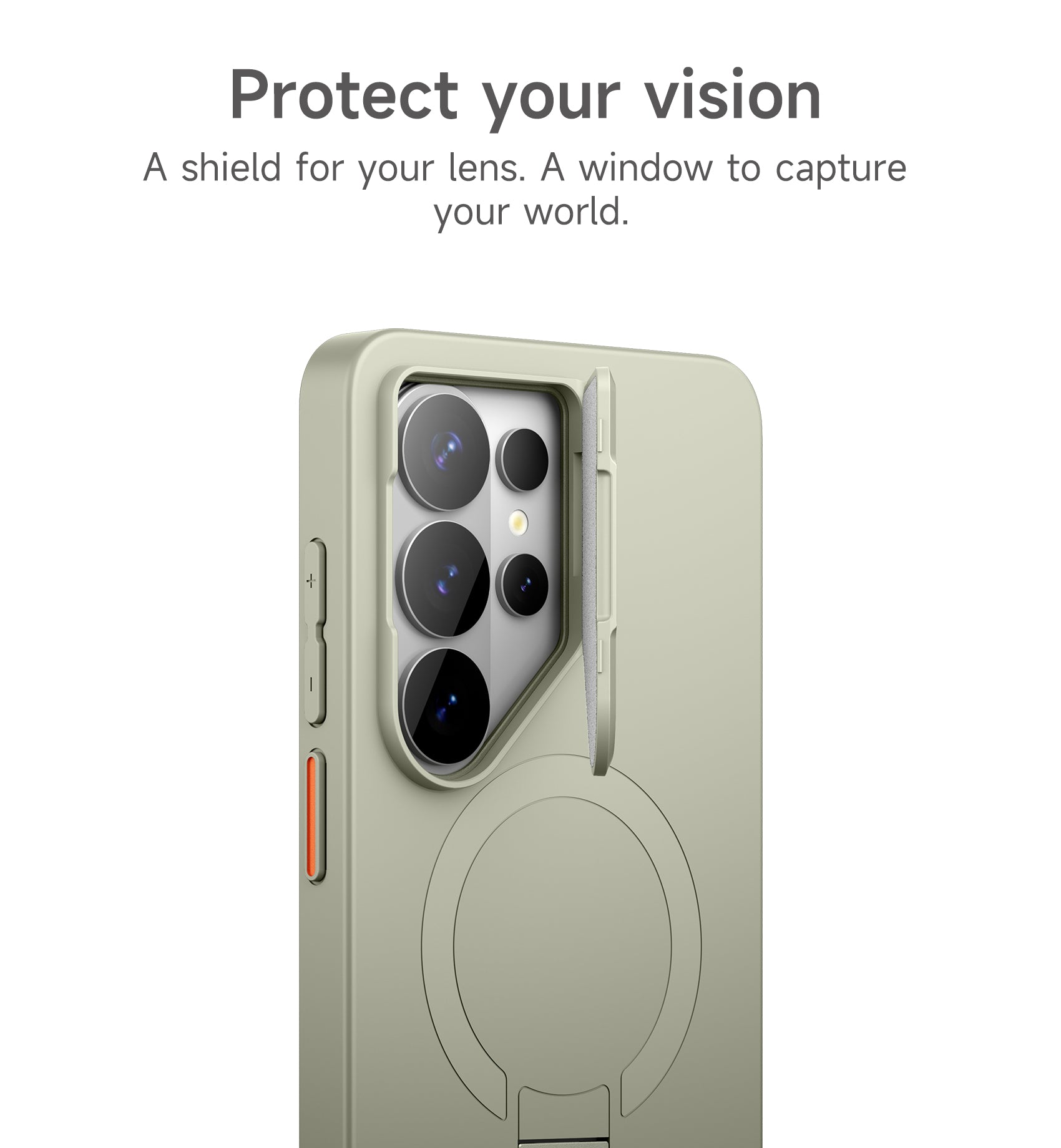 Suritch Case for Samsung Galaxy S26 Ultra Magnetic Protective Cover with Camera Cover Adjustable Metal Kickstand
