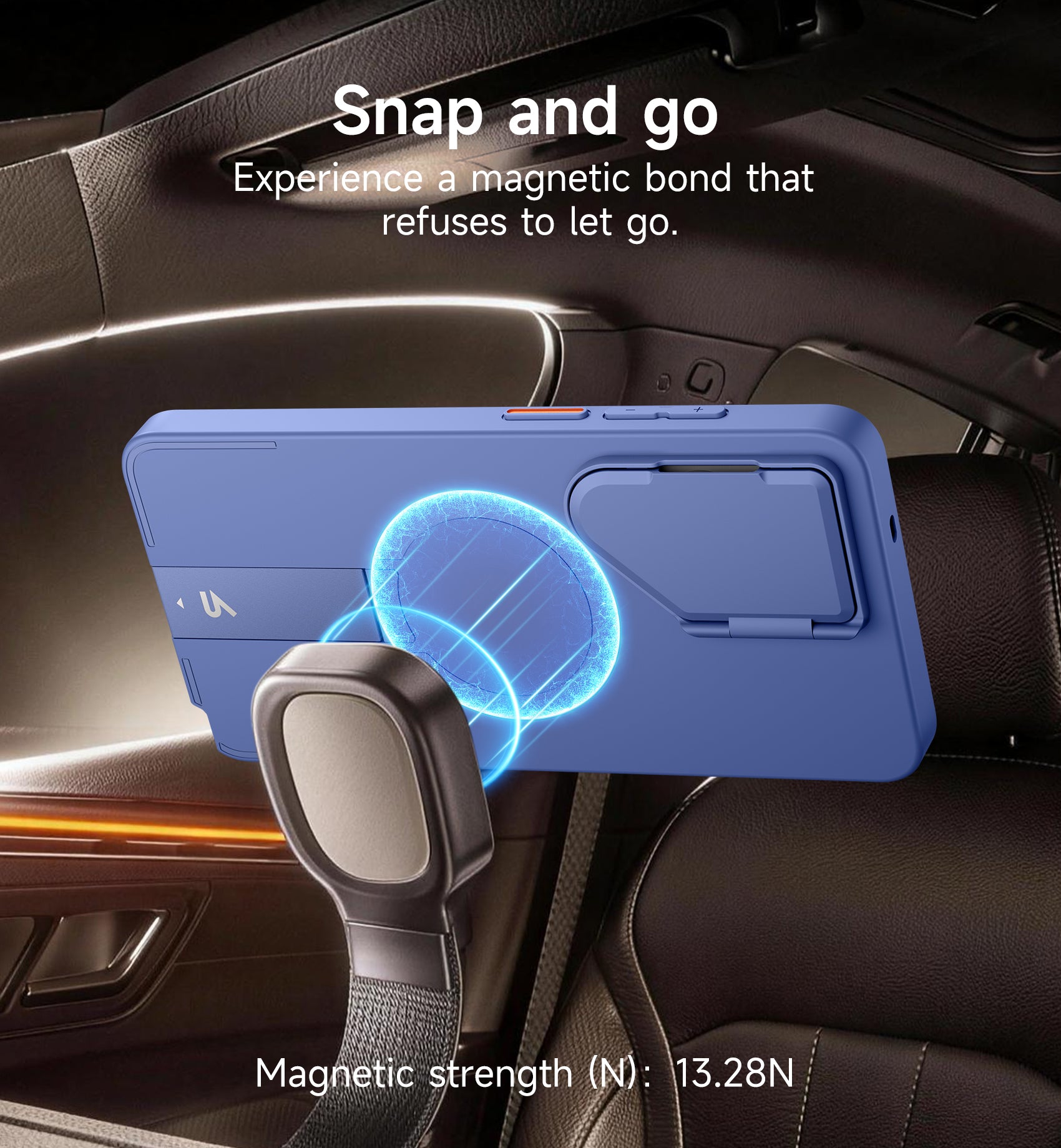 Suritch Case for Samsung Galaxy S26 Ultra Magnetic Protective Cover with Camera Cover Adjustable Metal Kickstand