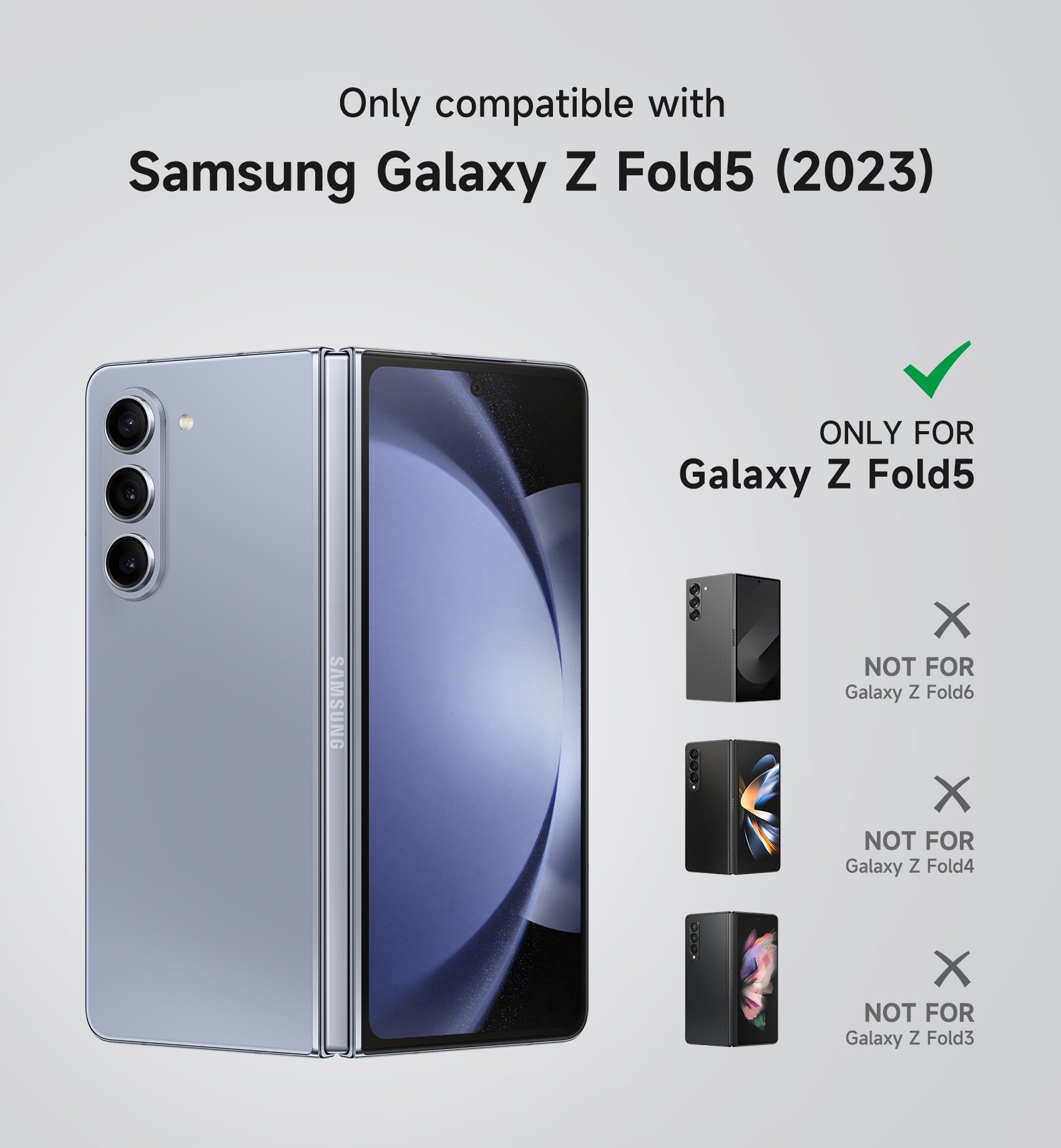 Suritch Case for Samsung Galaxy Z Fold 5 2023 with Kickstand S Pen Holder