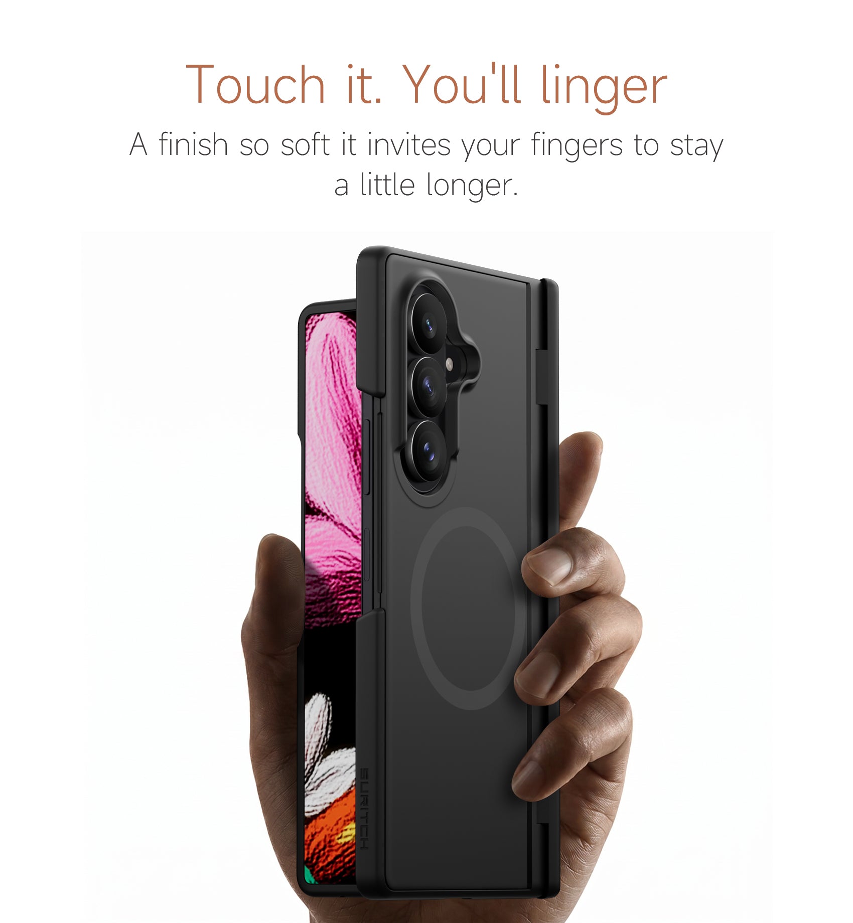 Suritch Case for Samsung Galaxy Z Fold 8 Ultra with Screen Protector Compatible with MagSafe Magnetic Shockproof Protective Cover Slim Bumper Cases with Hinge Protection Built-in Kickstand