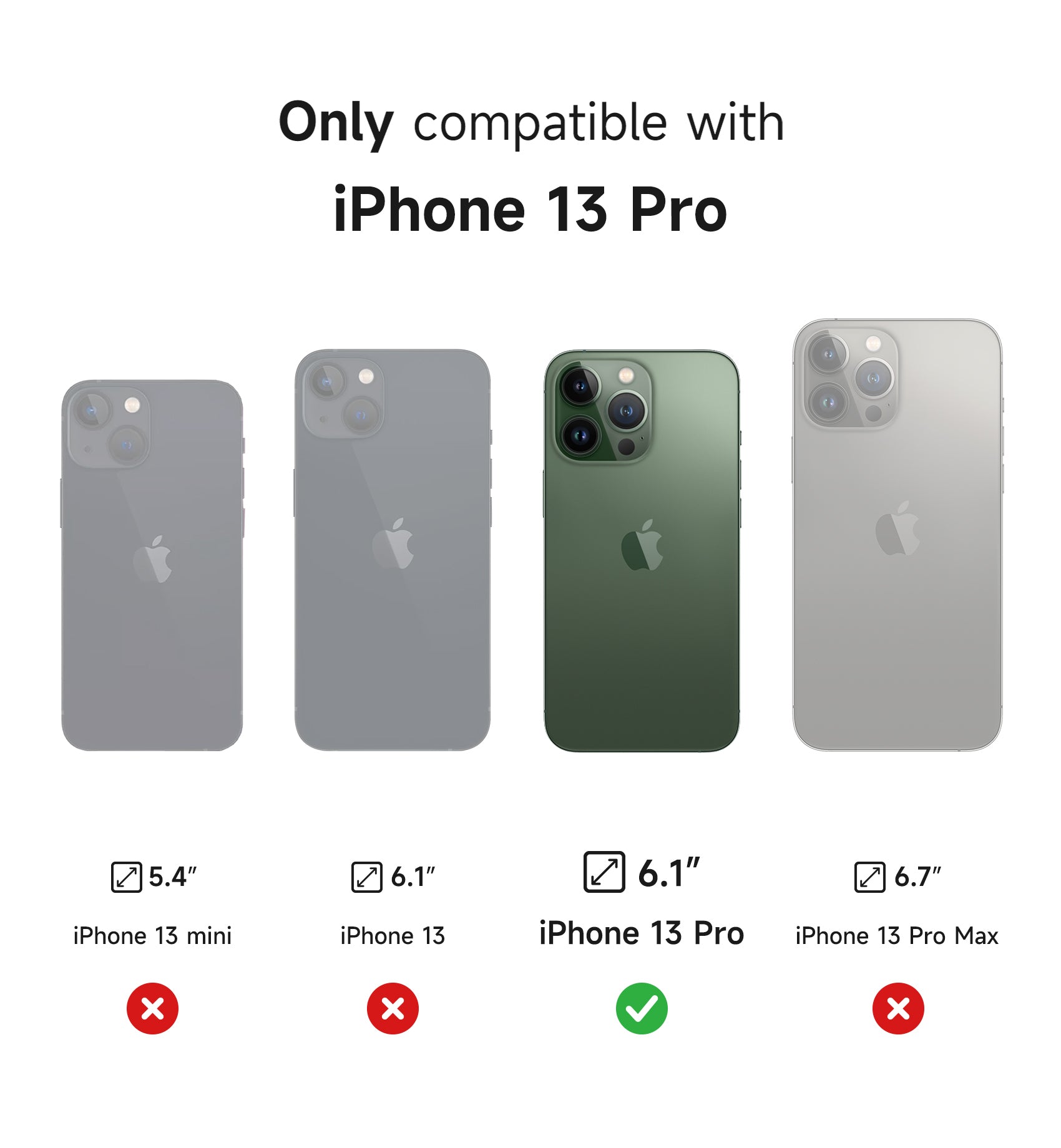 Suritch Case for iPhone 13 Pro with Magnetic Camera Slide Cover Adjustable Kickstand Compatible with MagSafe