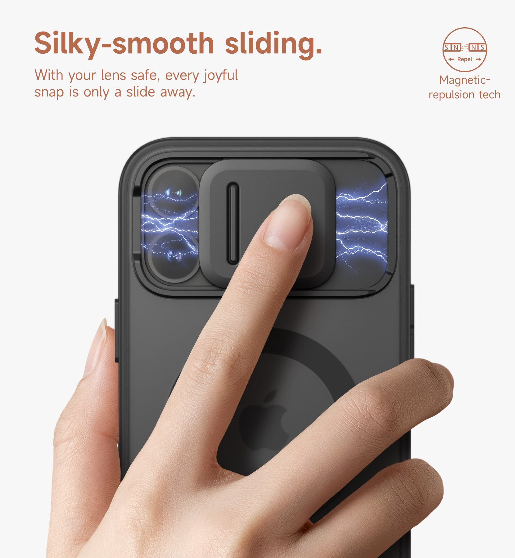 Suritch Case for iPhone 13 Pro Max Compatible with MagSafe Built-in Kickstand Camera Cover Translucent Back Shockproof Rugged Protective Phone Cover 6.7 Inch
