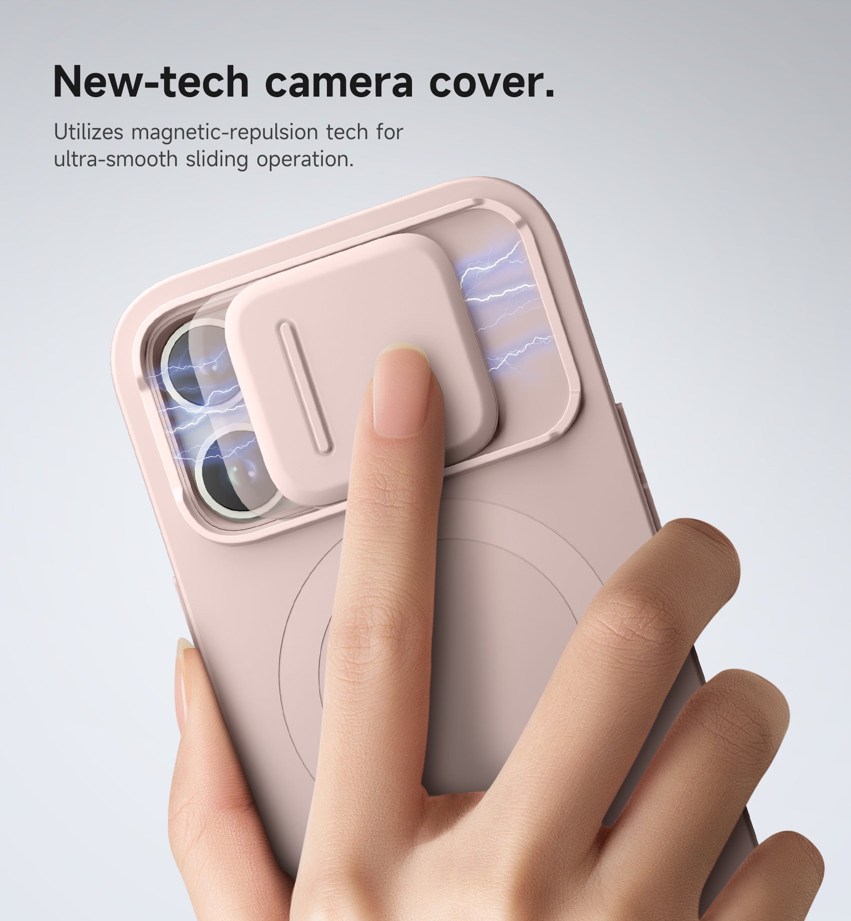 Suritch Case for iPhone 13 Pro with Magnetic Camera Slide Cover Adjustable Kickstand Compatible with MagSafe