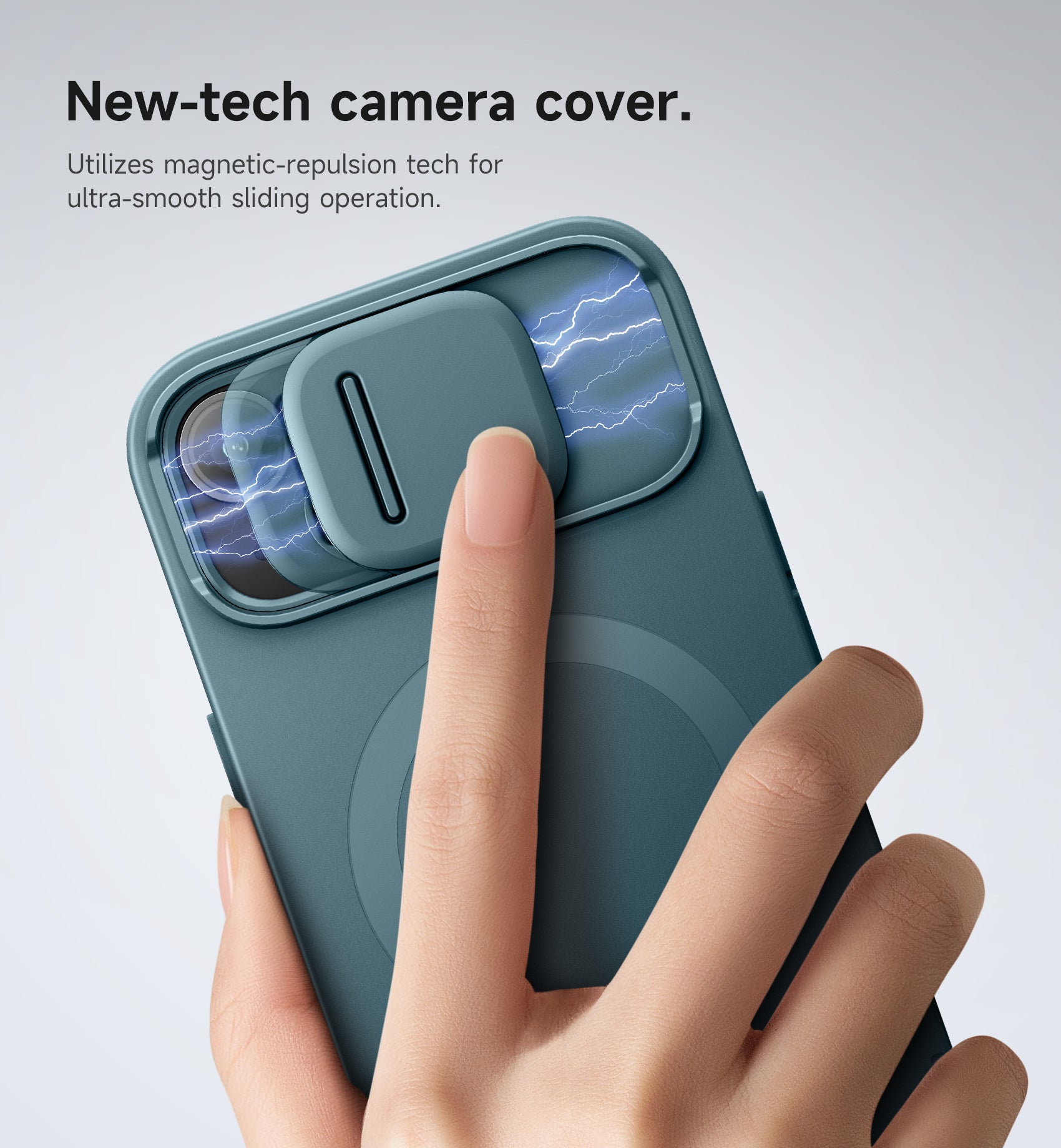 Suritch Case for iPhone 14 with Magnetic Camera Slide Cover Adjustable Kickstand Compatible with MagSafe