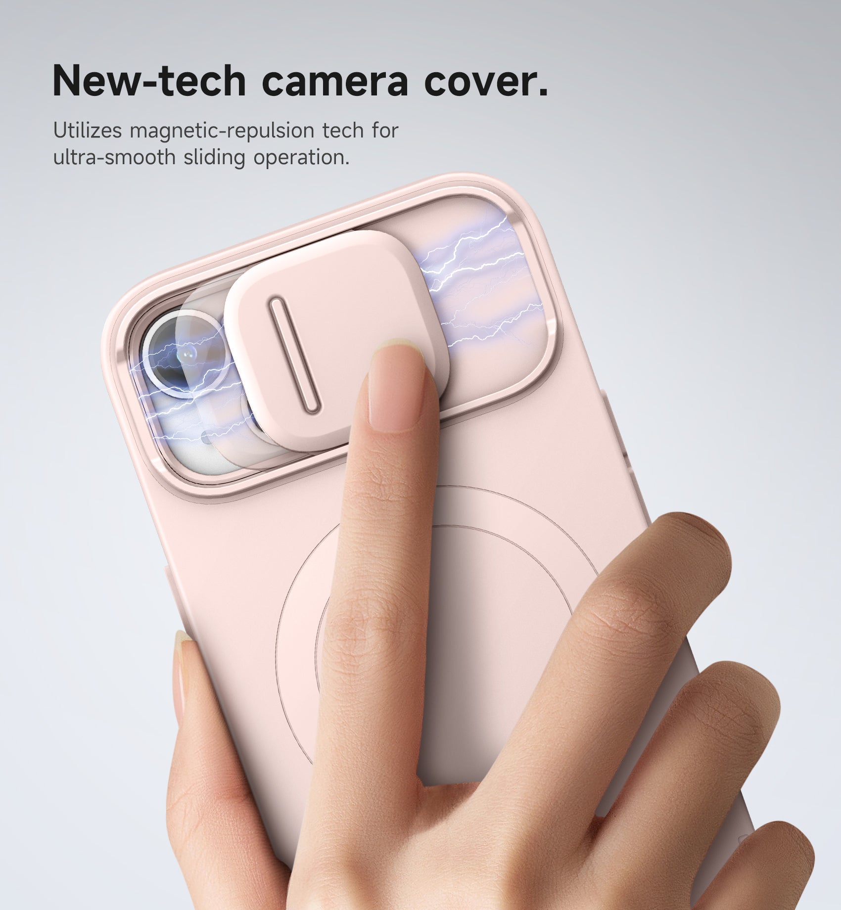Suritch Case for iPhone 14 with Magnetic Camera Slide Cover Adjustable Kickstand Compatible with MagSafe