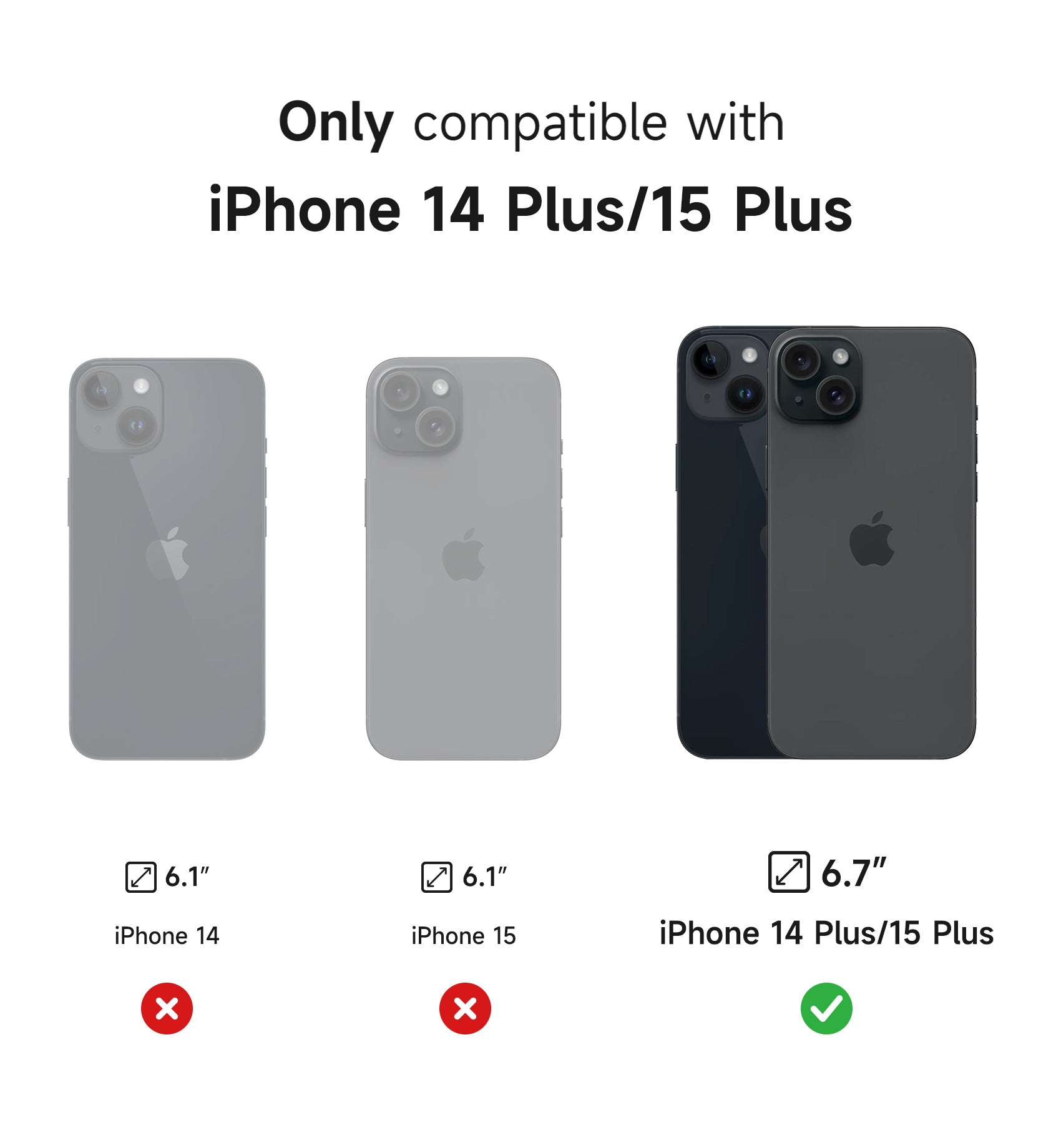Suritch Case for iPhone 14 Plus with Magnetic Camera Slide Cover Adjustable Kickstand Compatible with MagSafe Slim Protective Cover