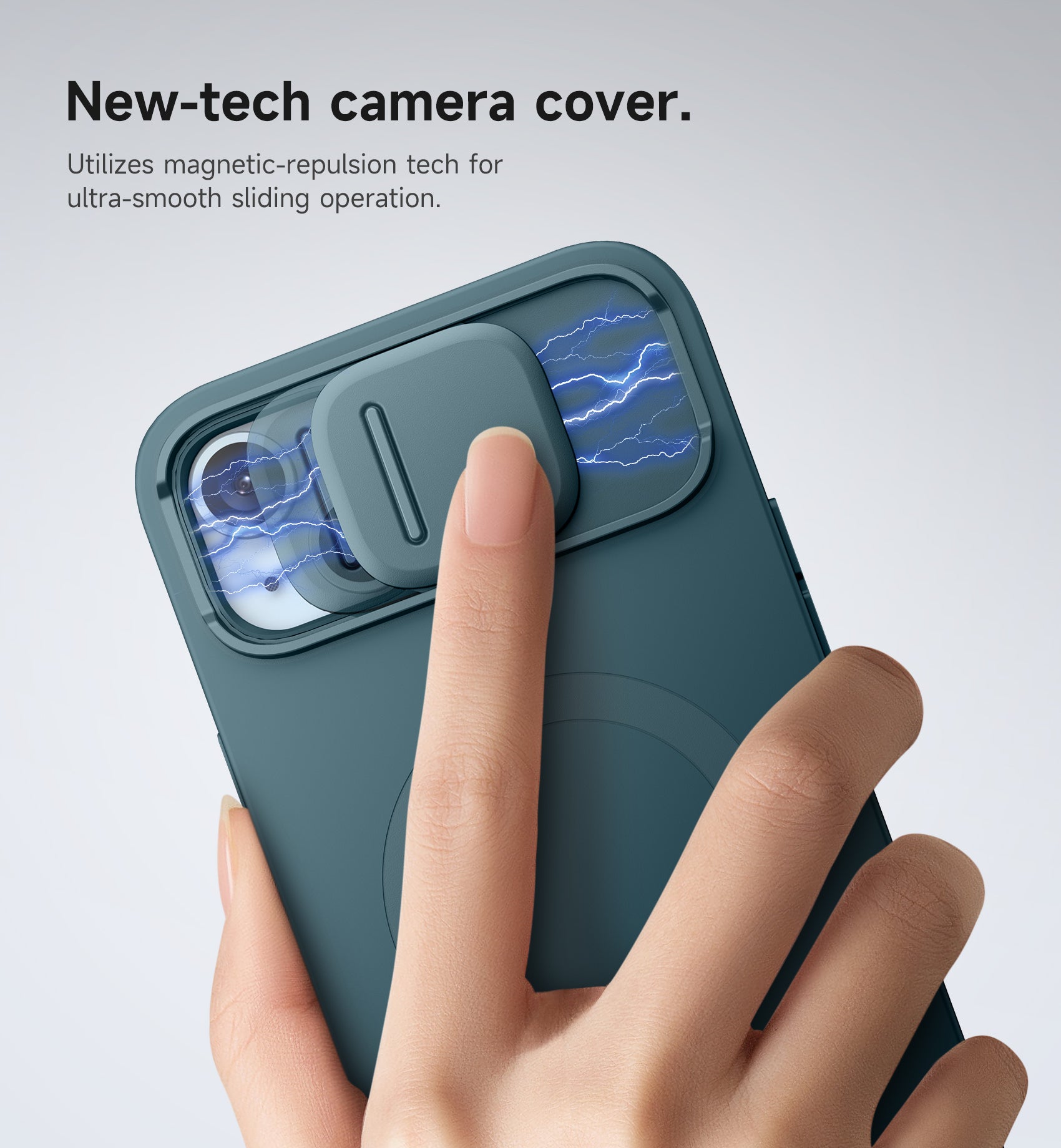 Suritch Case for iPhone 14 Plus with Magnetic Camera Slide Cover Adjustable Kickstand Compatible with MagSafe Slim Protective Cover
