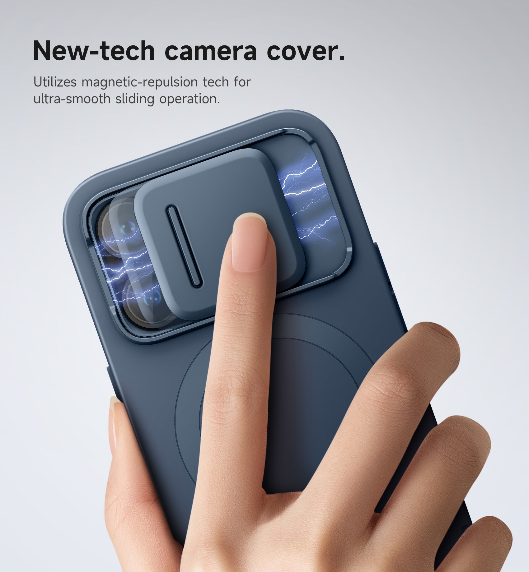 Suritch Case for iPhone 14 Pro with Magnetic Camera Slide Cover Adjustable Kickstand Compatible with MagSafe