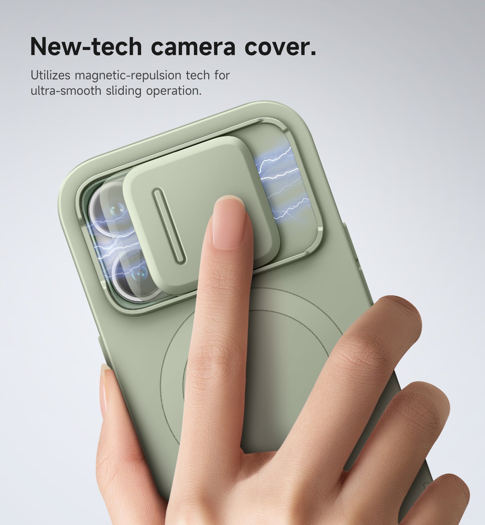 Suritch Case for iPhone 14 Pro with Magnetic Camera Slide Cover Adjustable Kickstand Compatible with MagSafe