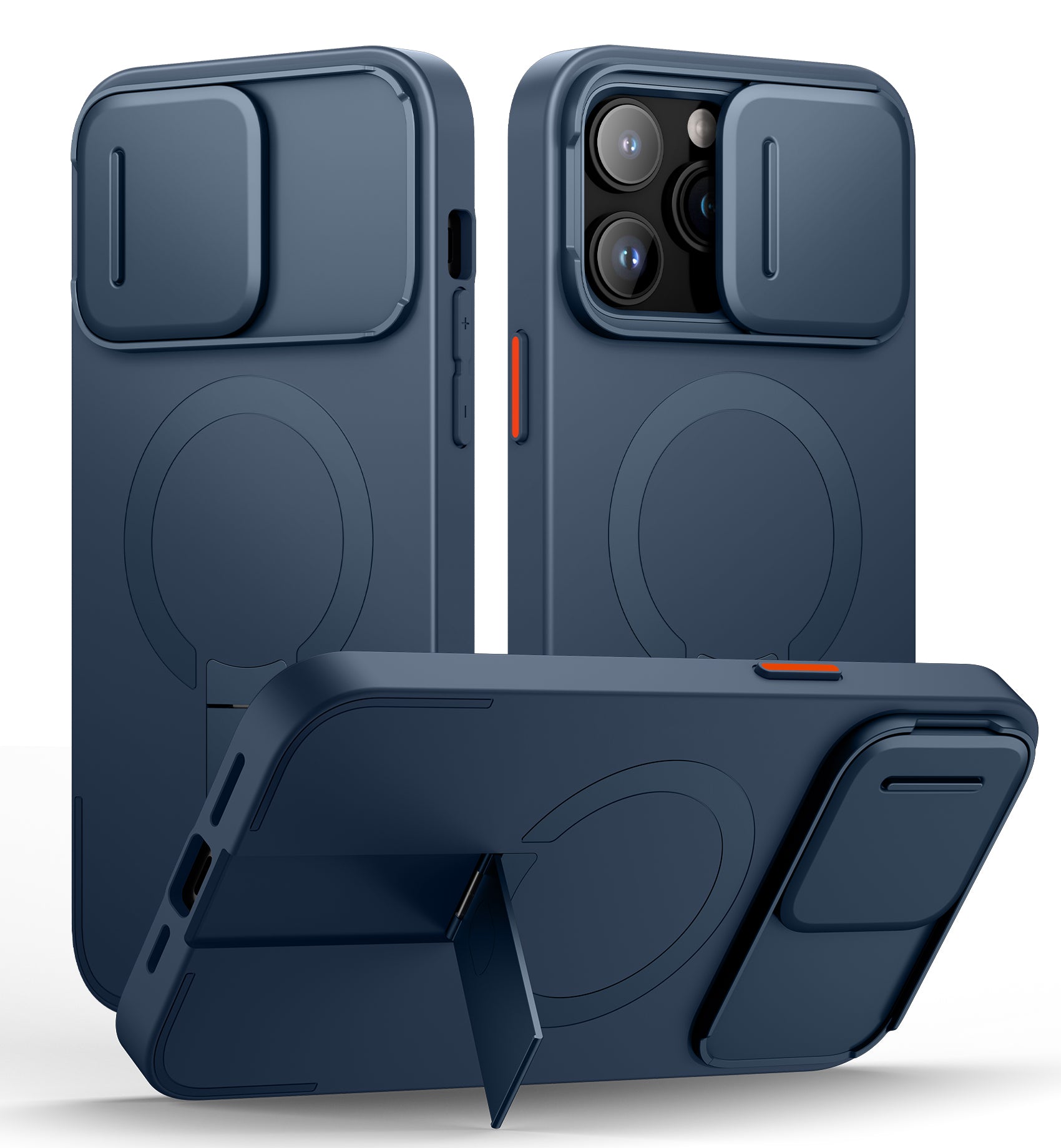 Suritch Case for iPhone 14 Pro Max with Magnetic Camera Slide Cover Adjustable Kickstand Compatible with MagSafe