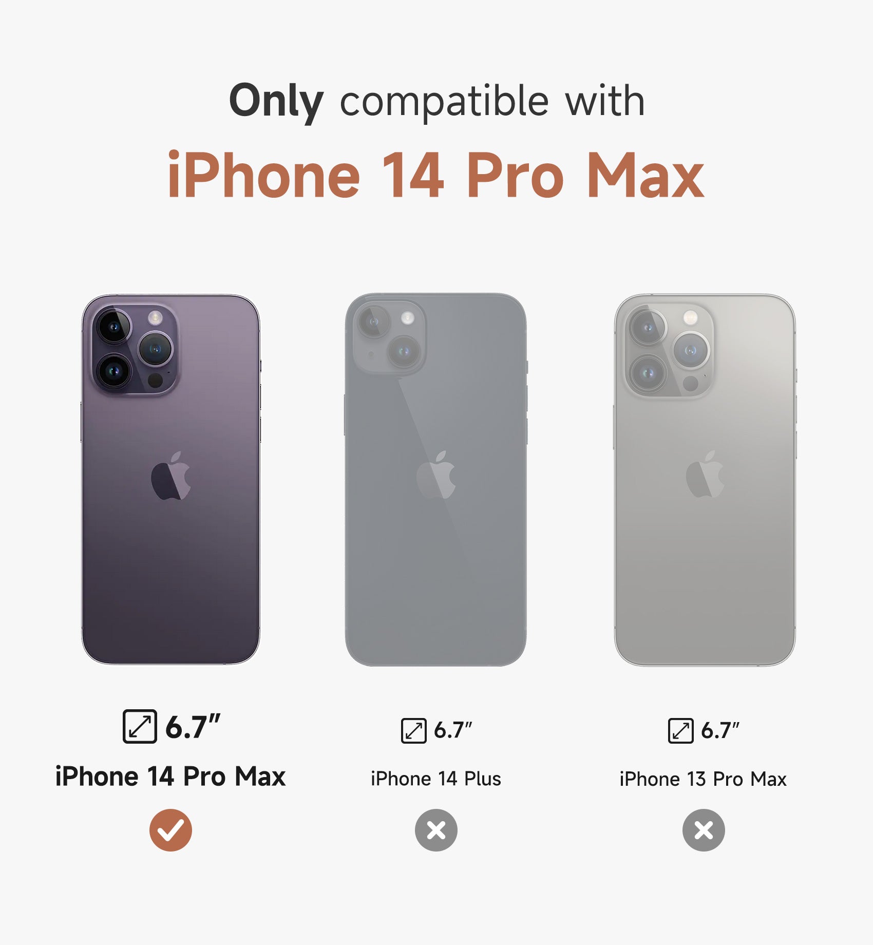 Suritch Case for iPhone 14 Pro Max Compatible with MagSafe Built-in Kickstand Camera Cover Translucent Back Shockproof Rugged Protective Phone Cover 6.7 Inch