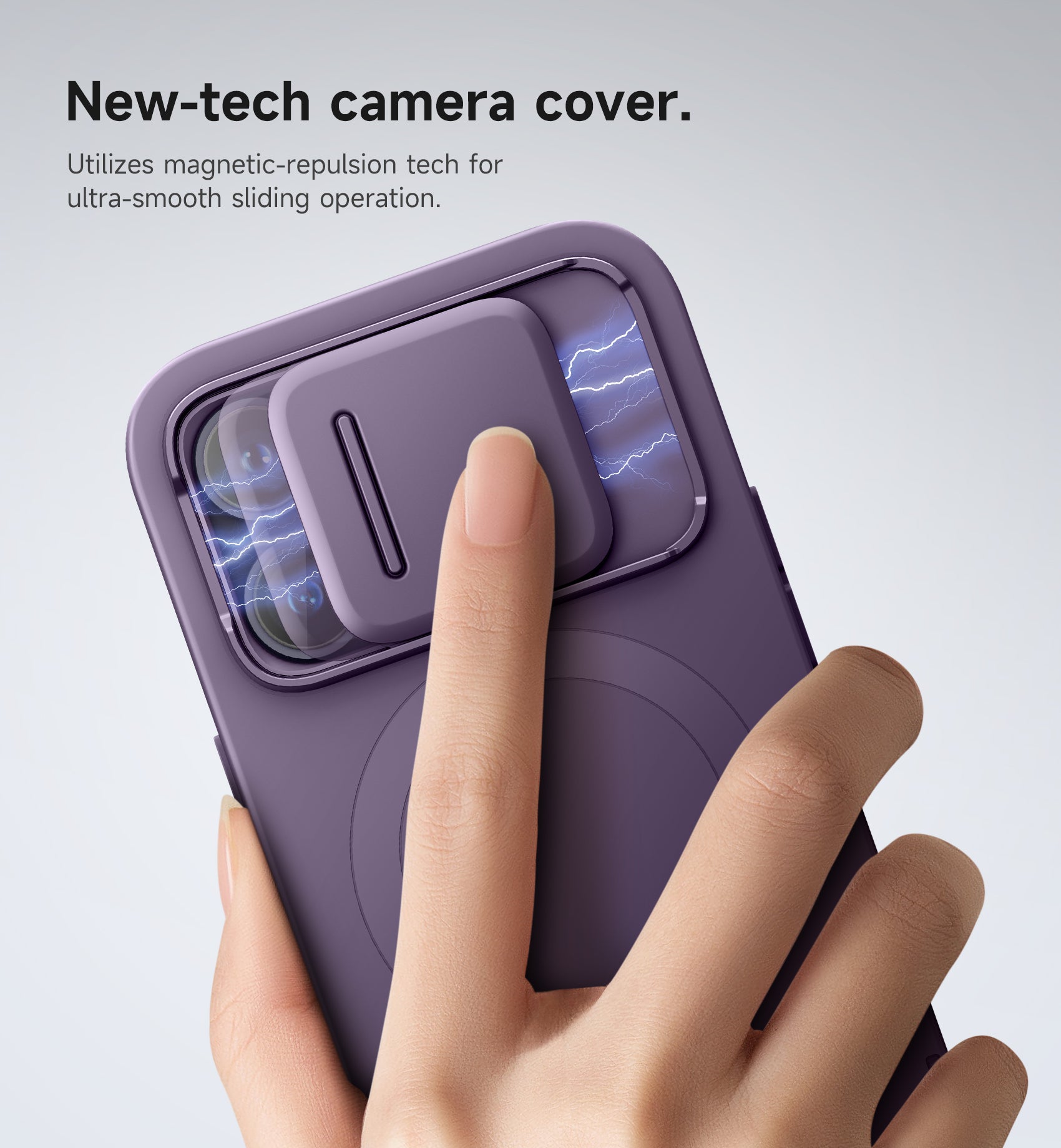 Suritch Case for iPhone 14 Pro with Magnetic Camera Slide Cover Adjustable Kickstand Compatible with MagSafe