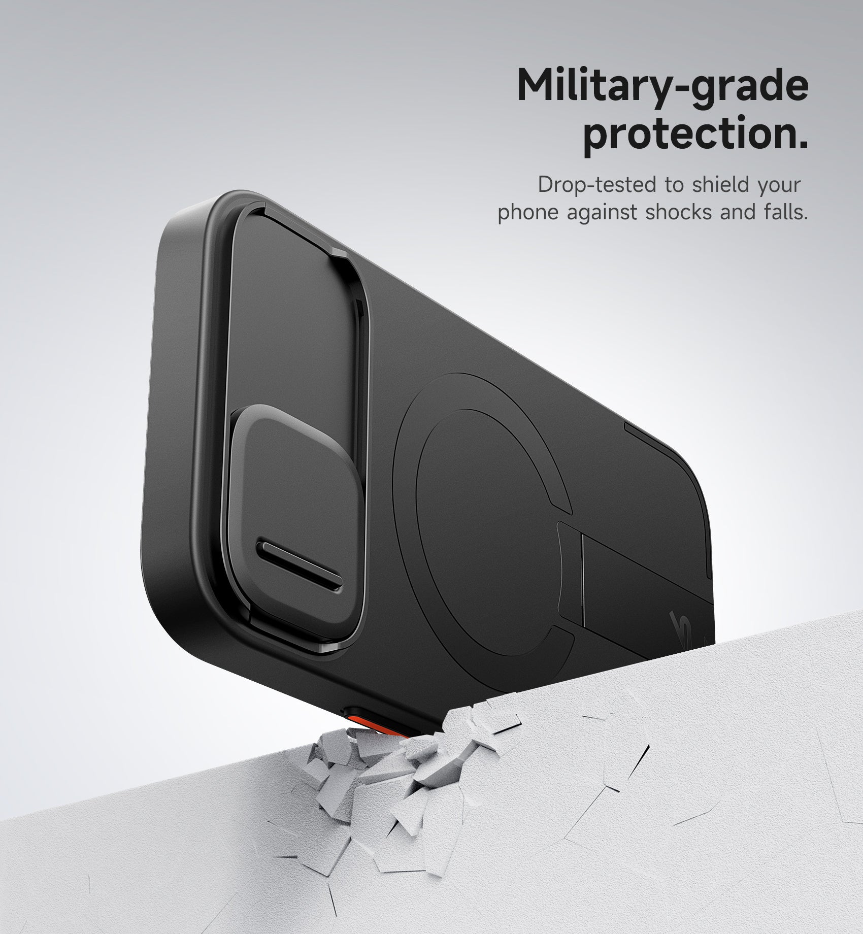 Suritch Case for iPhone 15 with Magnetic Camera Slide Cover Adjustable Kickstand Compatible with MagSafe