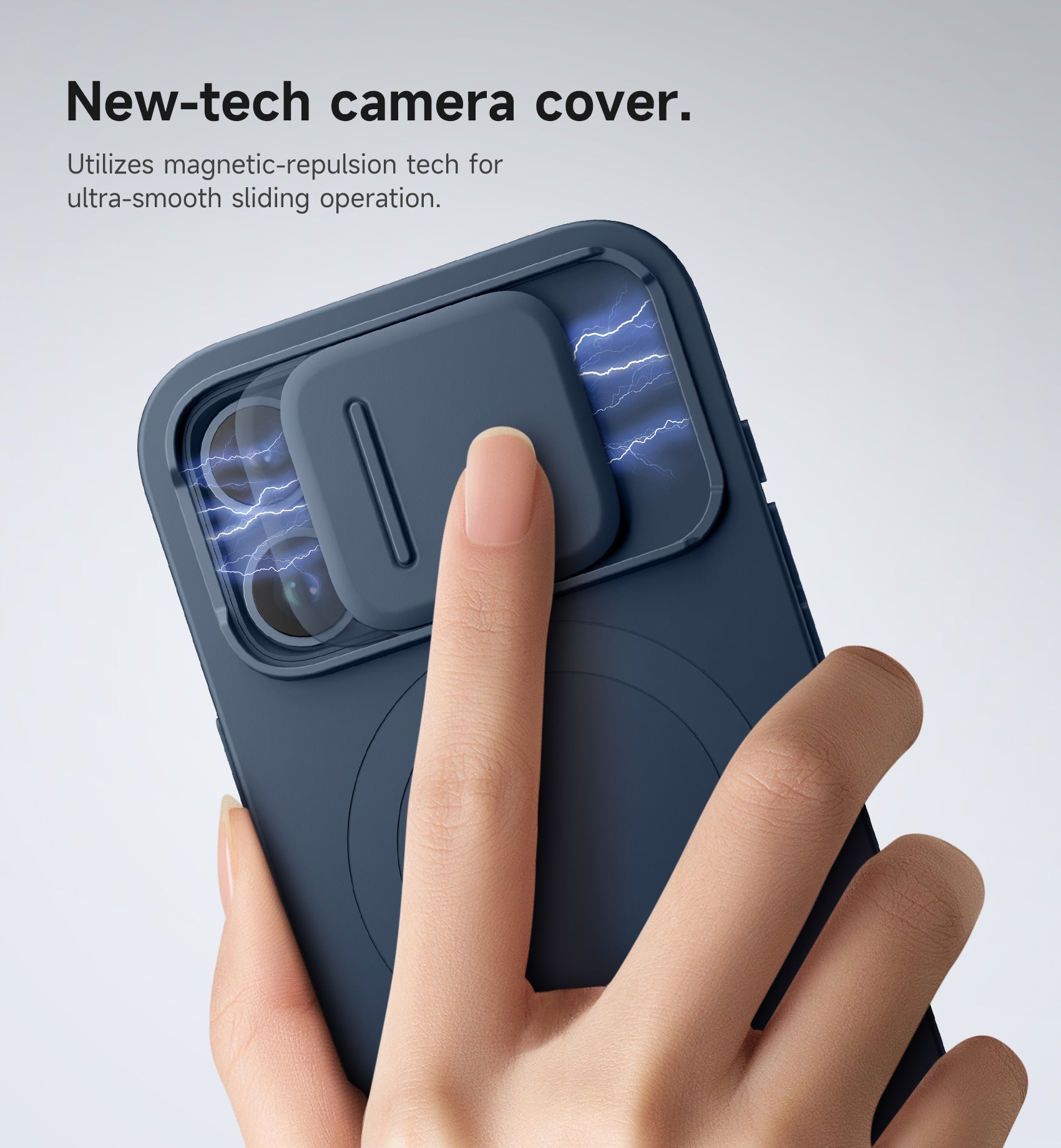 Suritch Case for iPhone 15 Pro with Magnetic Camera Slide Cover Adjustable Kickstand Compatible with MagSafe