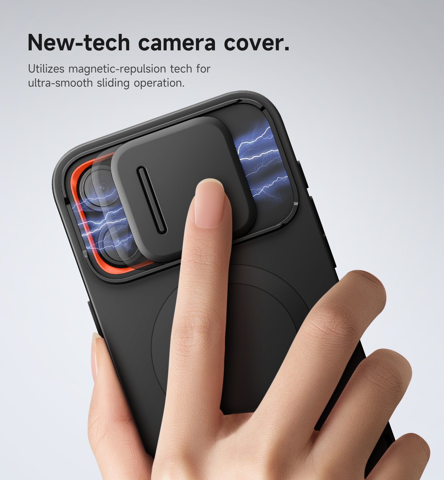 Suritch Case for iPhone 15 Pro Max with Magnetic Camera Slide Cover Adjustable Kickstand Compatible with MagSafe