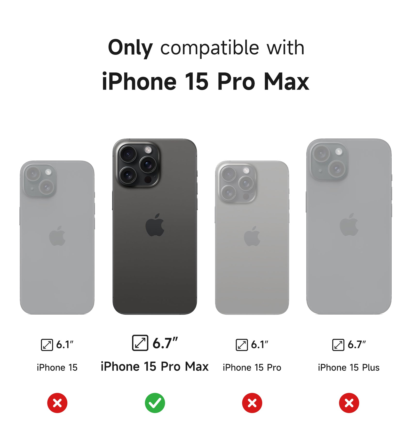 Suritch Case for iPhone 15 Pro Max with Magnetic Camera Slide Cover Adjustable Kickstand Compatible with MagSafe