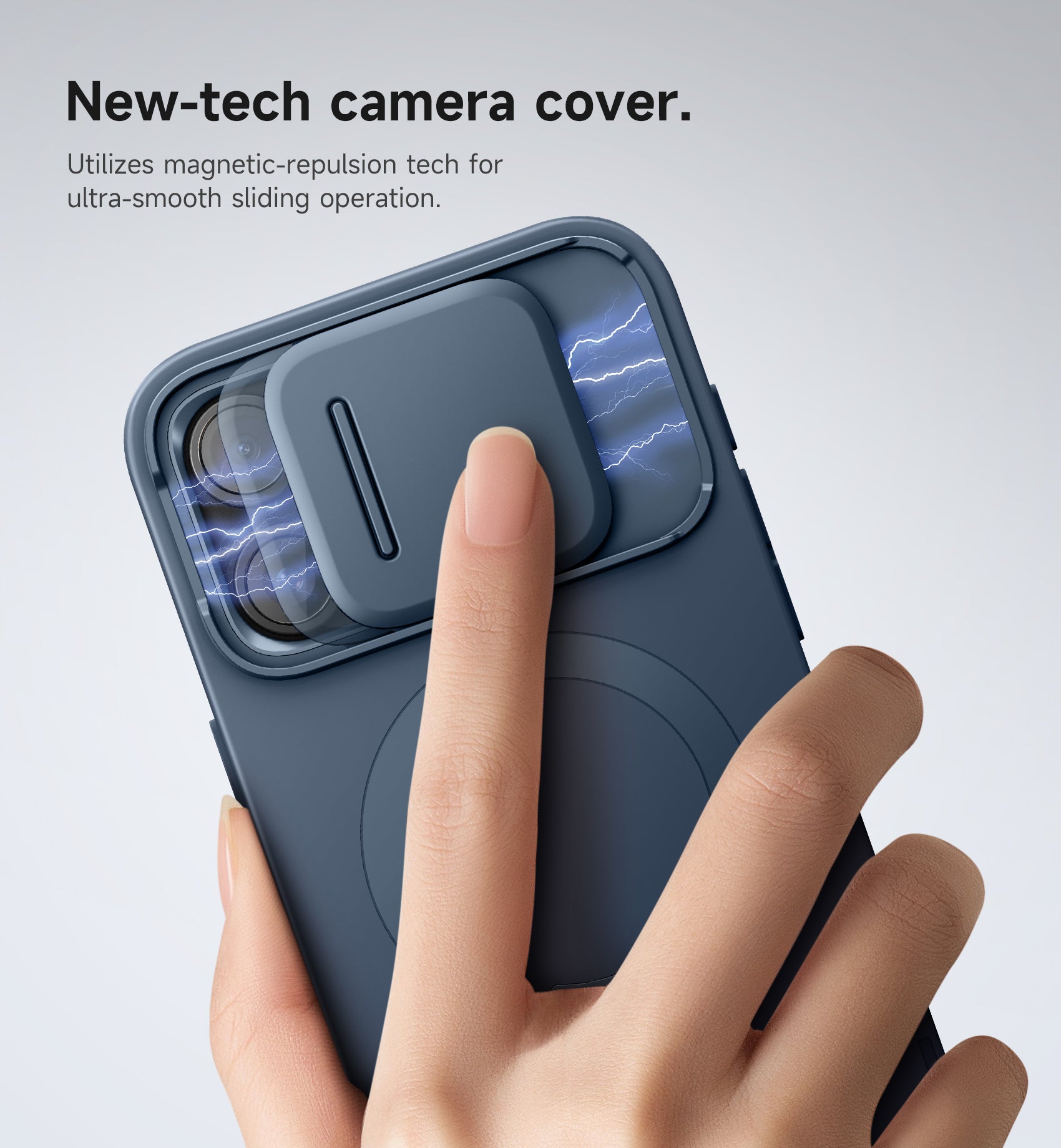 Suritch Case for iPhone 15 Pro Max with Magnetic Camera Slide Cover Adjustable Kickstand Compatible with MagSafe