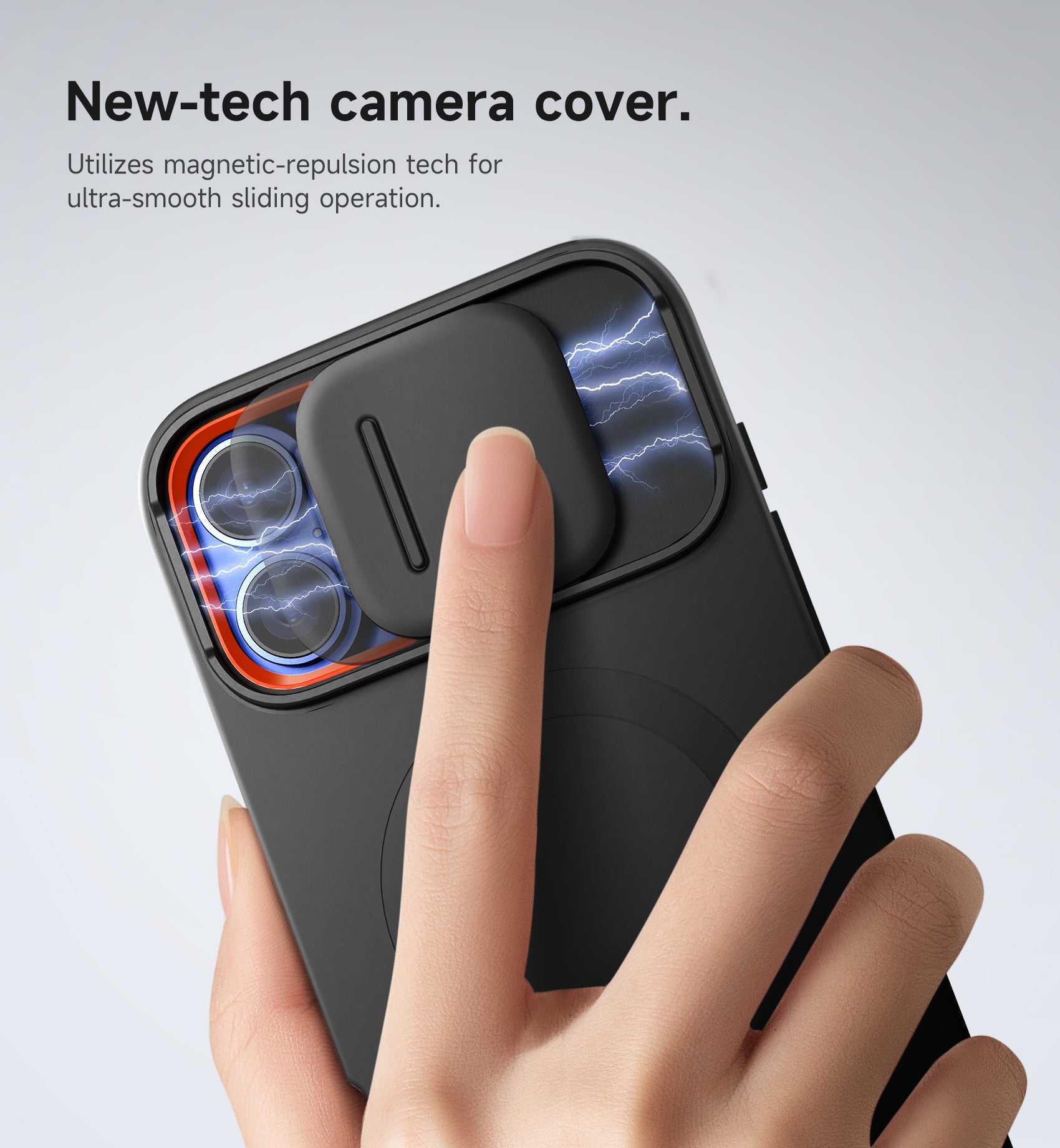 Suritch Case for iPhone 16 Plus with Magnetic Camera Slide Cover Adjustable Kickstand Compatible with MagSafe Slim Protective Cover