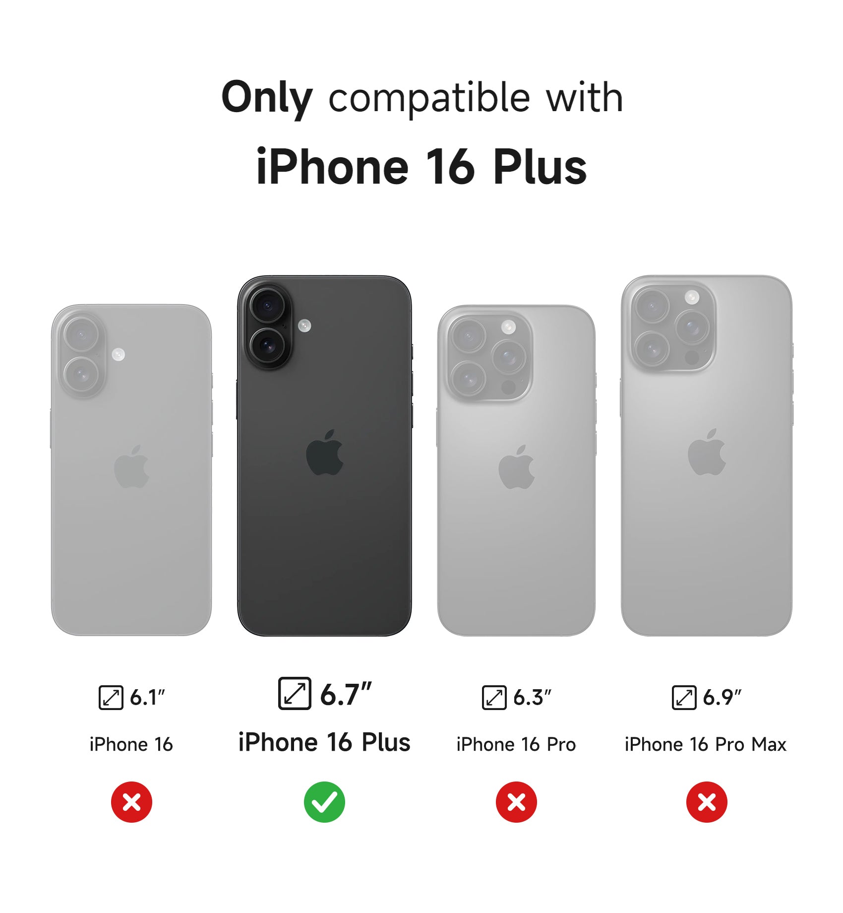 Suritch Case for iPhone 16 Plus with Magnetic Camera Slide Cover Adjustable Kickstand Compatible with MagSafe Slim Protective Cover