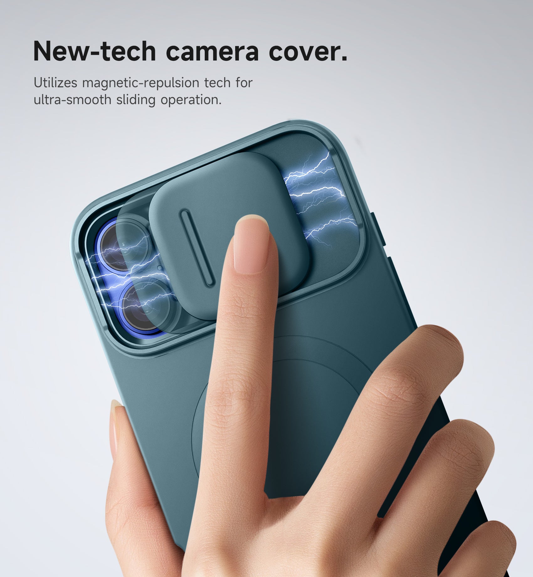Suritch Case for iPhone 16 Plus with Magnetic Camera Slide Cover Adjustable Kickstand Compatible with MagSafe Slim Protective Cover