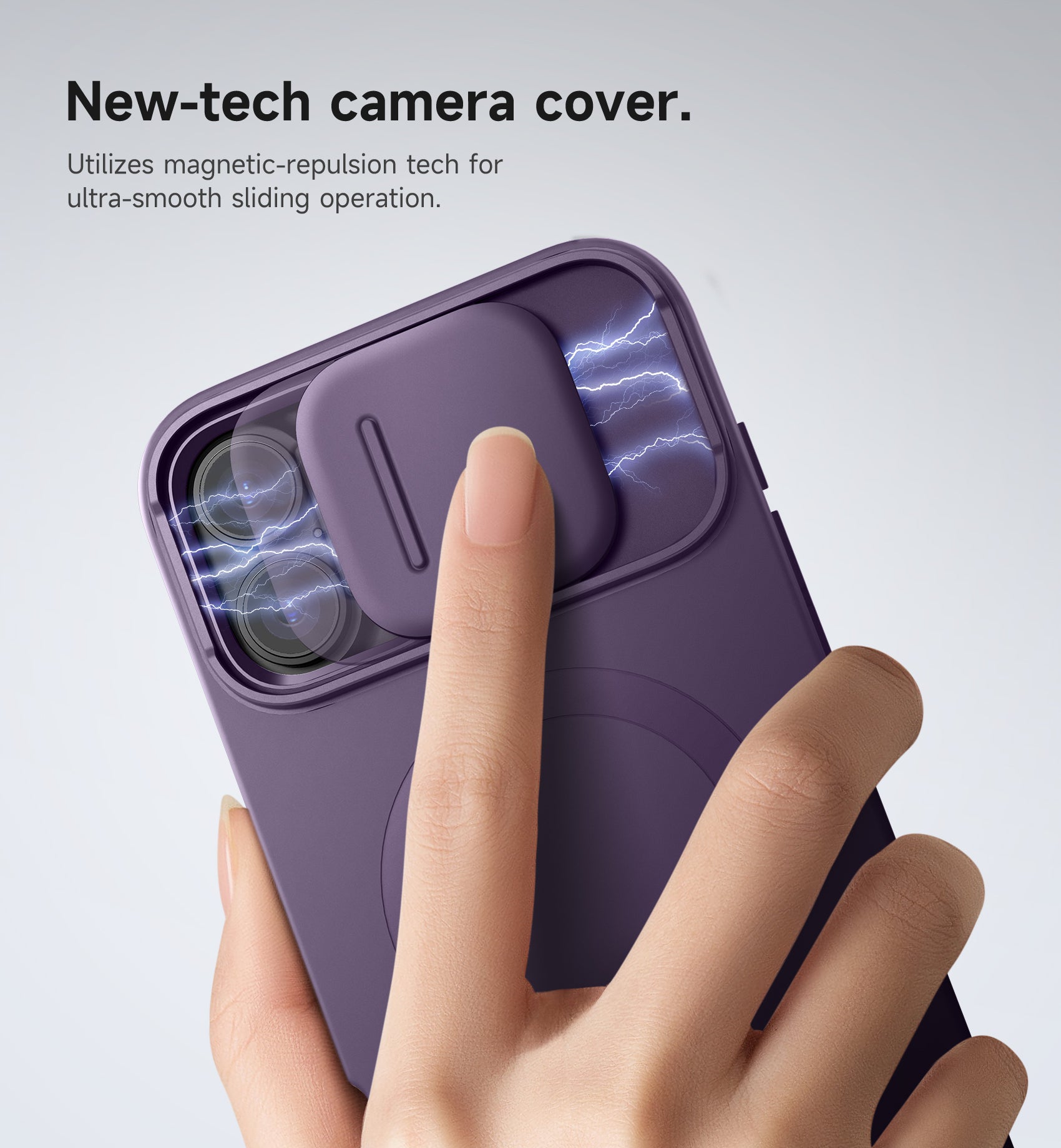 Suritch Case for iPhone 16 Plus with Magnetic Camera Slide Cover Adjustable Kickstand Compatible with MagSafe Slim Protective Cover