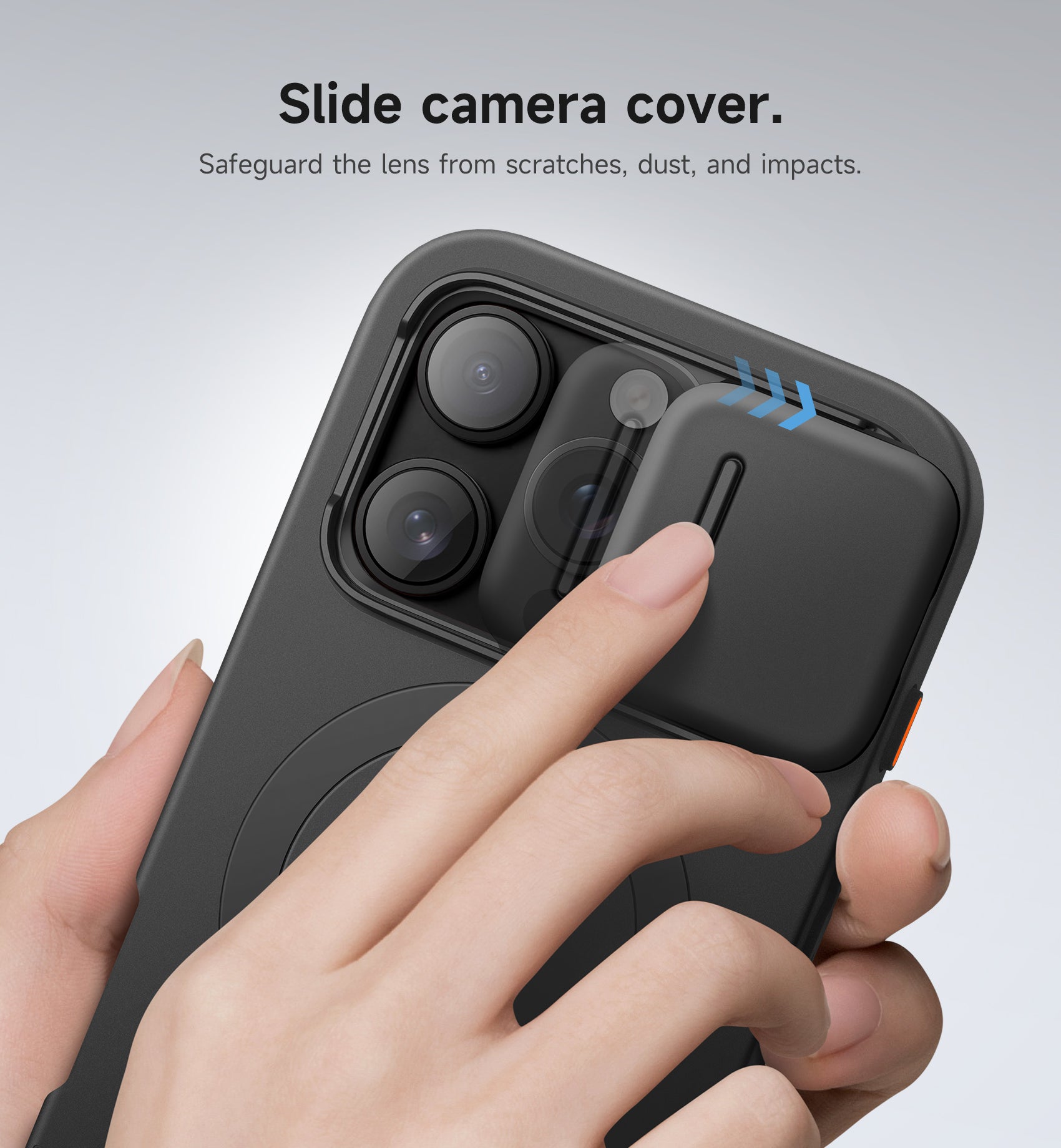 Suritch Case for iPhone 16 Pro with Slide Camera Cover Adjustable Kickstand Compatible with MagSafe Slim Protective Cover