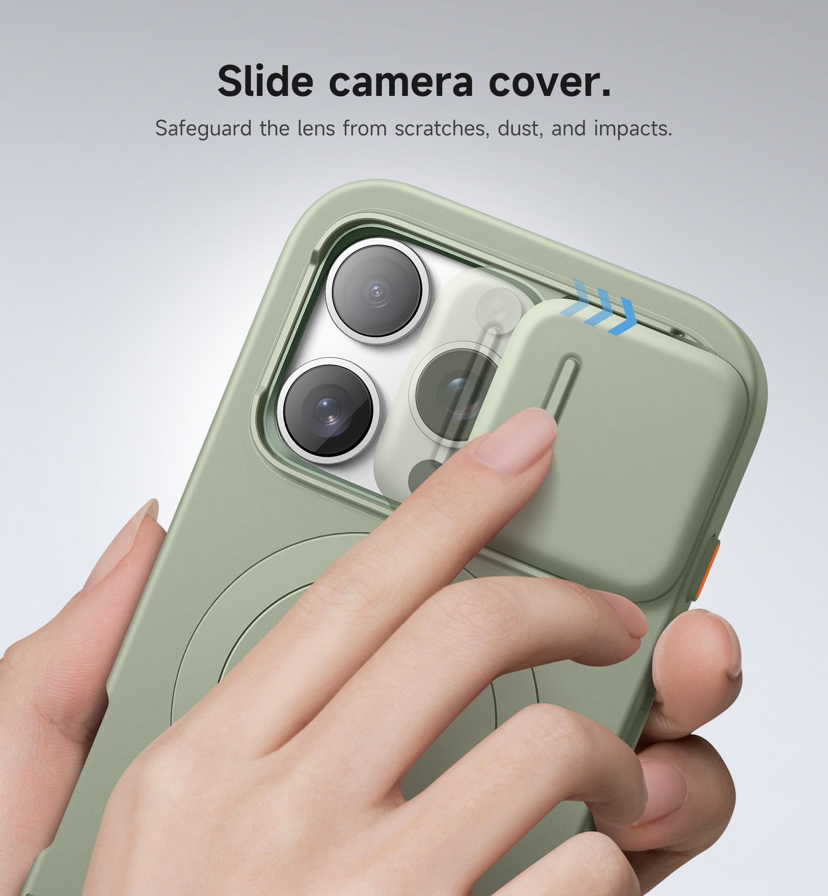 Suritch Case for iPhone 16 Pro with Slide Camera Cover Adjustable Kickstand Compatible with MagSafe Slim Protective Cover