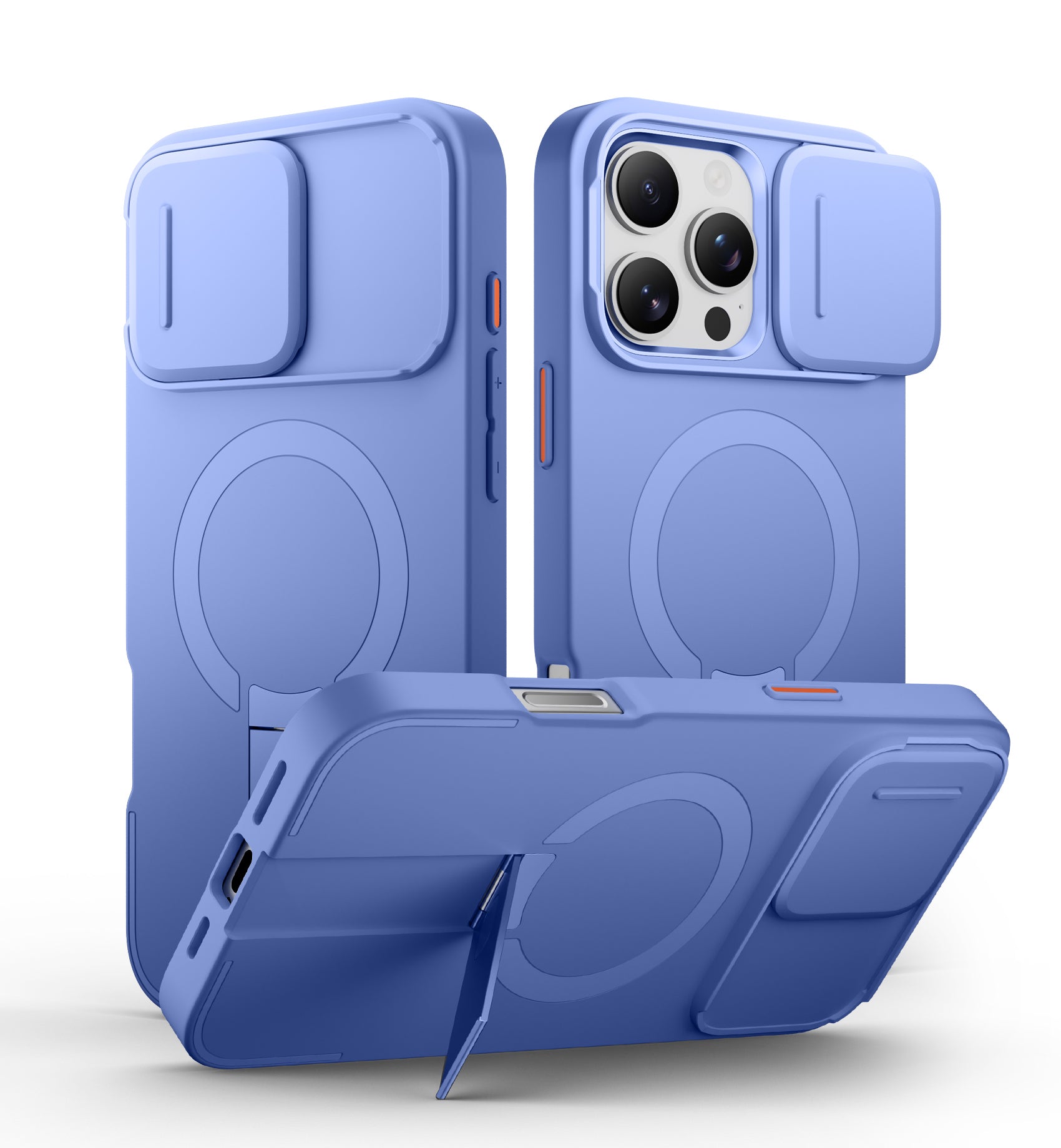 Suritch Case for iPhone 16 Pro Max with Magnetic Camera Slide Cover Adjustable Kickstand Compatible with MagSafe Slim Protective Cover 6.9 Inch