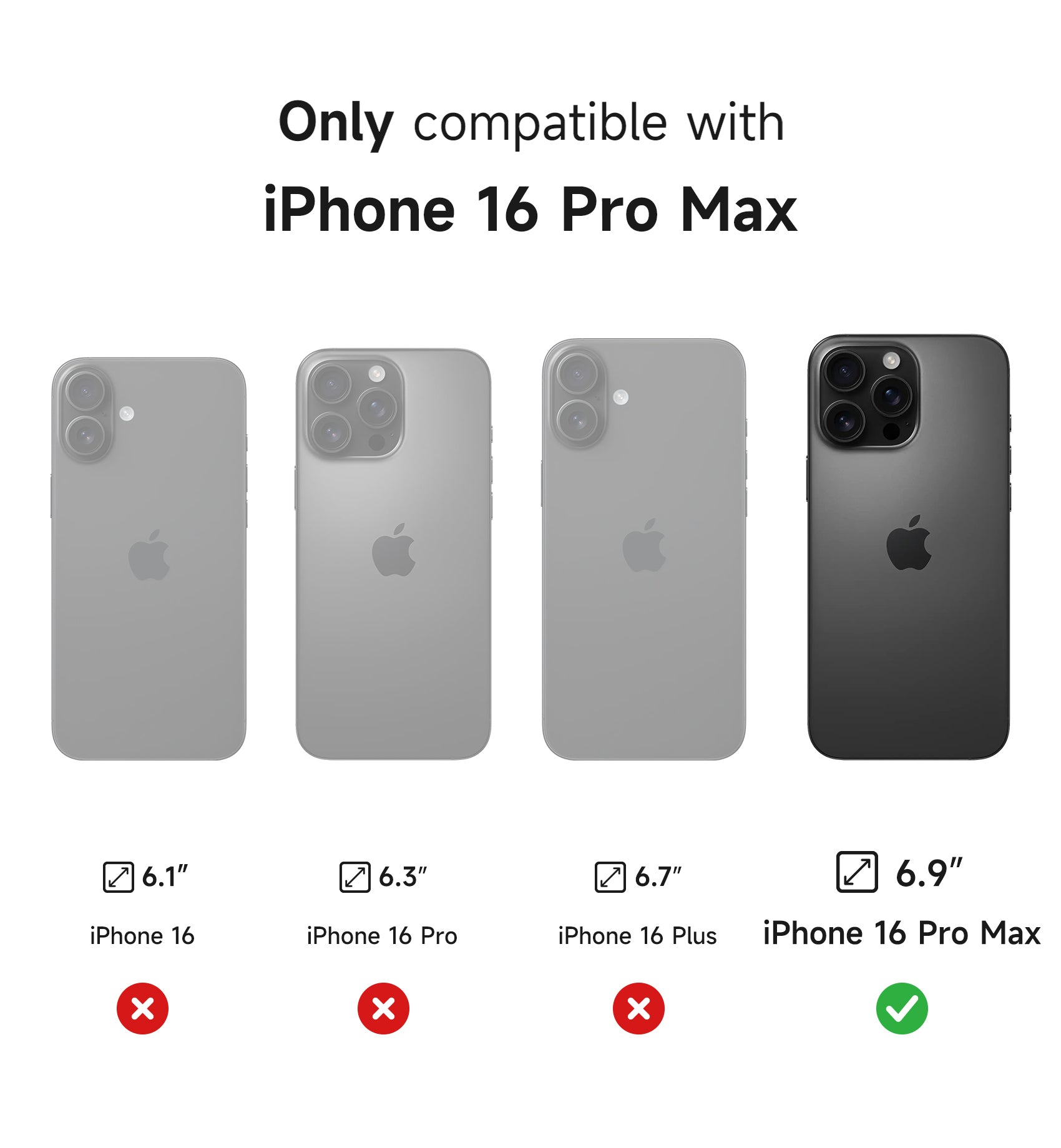 Suritch Case for iPhone 16 Pro Max with Magnetic Camera Slide Cover Adjustable Kickstand Compatible with MagSafe Slim Protective Cover 6.9 Inch