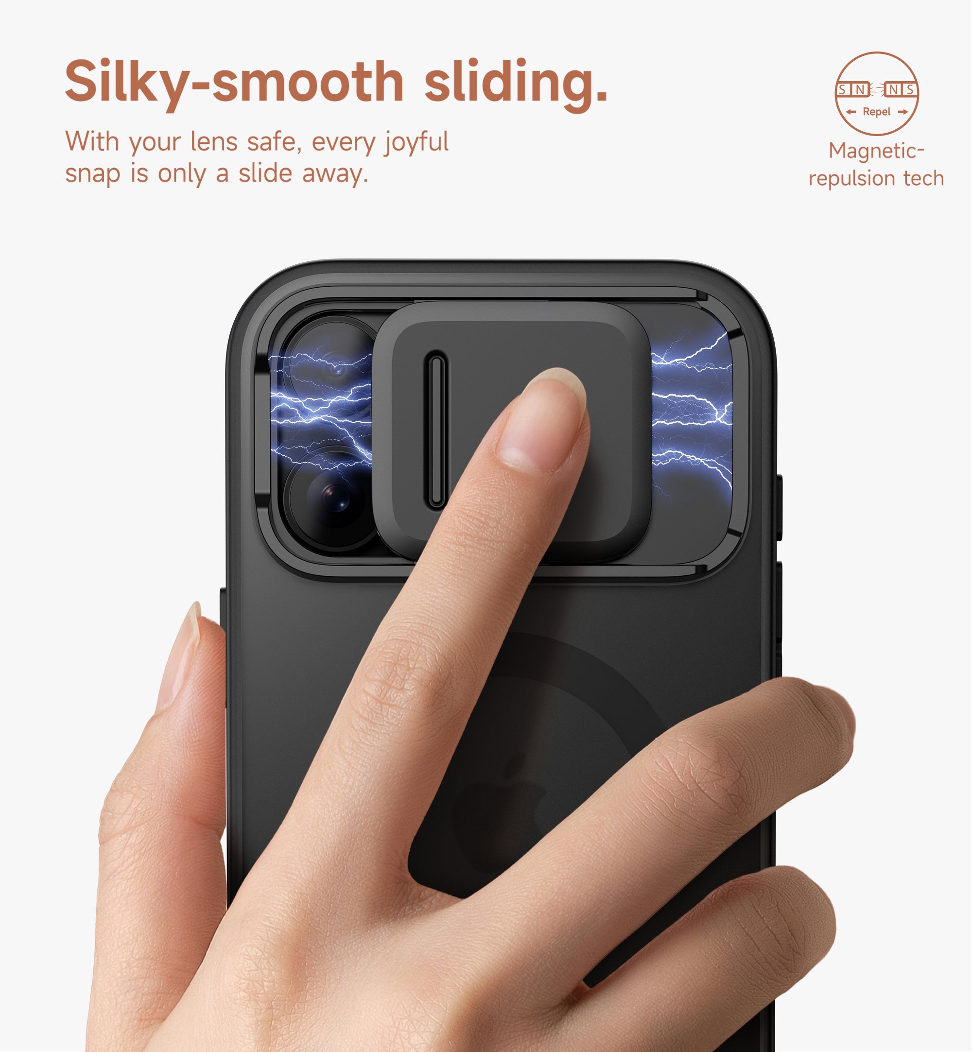 Suritch Case for iPhone 16 Pro Compatible with MagSafe Built-in Kickstand Camera Cover Translucent Back Shockproof Rugged Protective Phone Cover 6.3 Inch