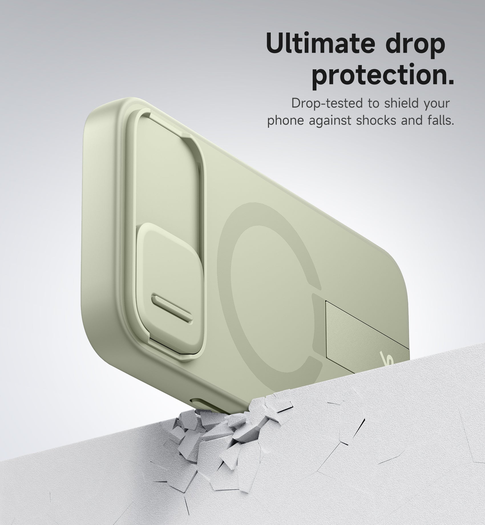 Suritch Case for iPhone 16e with Magnetic Camera Slide Cover Adjustable Kickstand Compatible with MagSafe