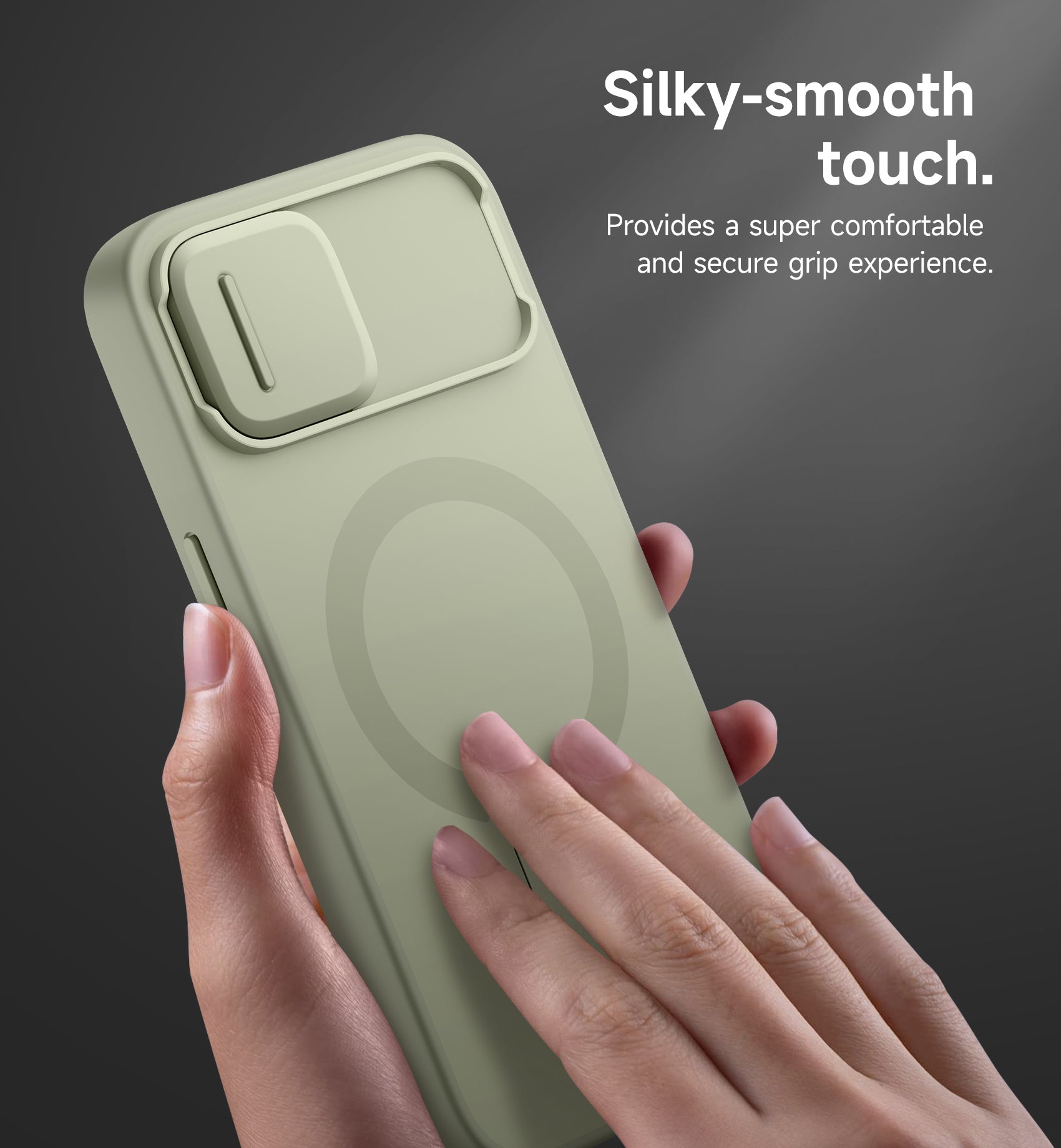 Suritch Case for iPhone 16e with Magnetic Camera Slide Cover Adjustable Kickstand Compatible with MagSafe