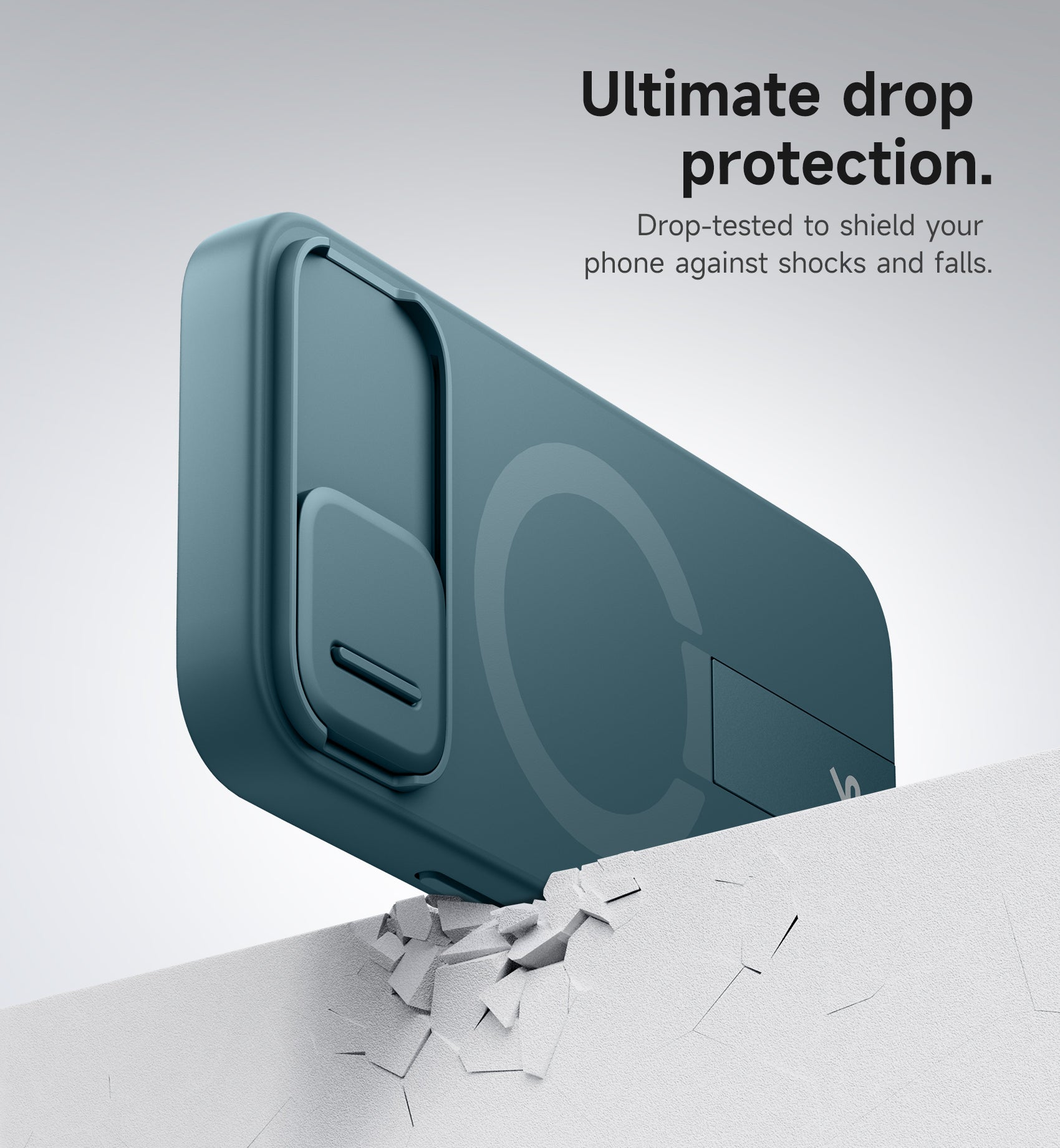 Suritch Case for iPhone 16e with Magnetic Camera Slide Cover Adjustable Kickstand Compatible with MagSafe
