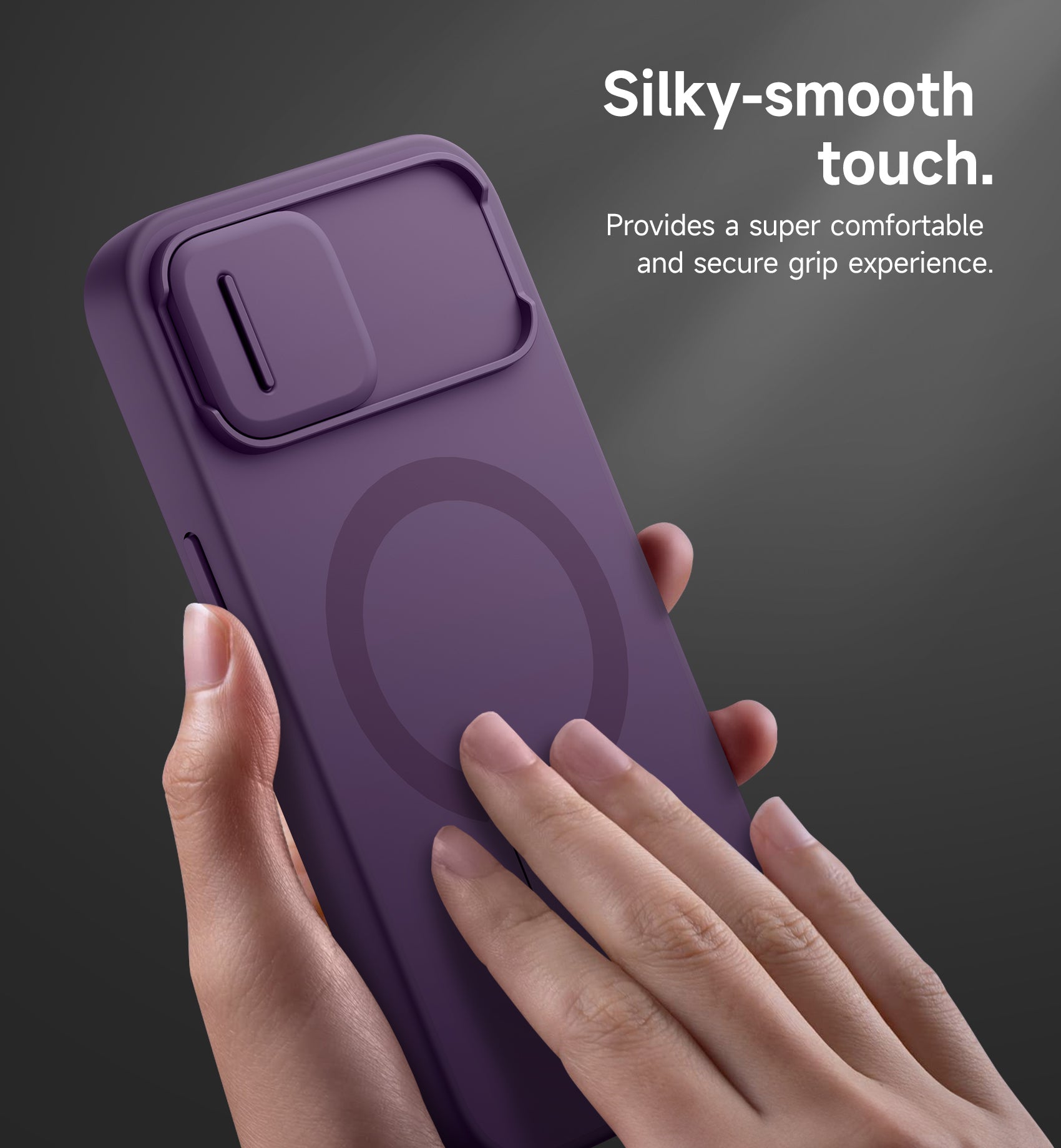 Suritch Case for iPhone 16e with Magnetic Camera Slide Cover Adjustable Kickstand Compatible with MagSafe